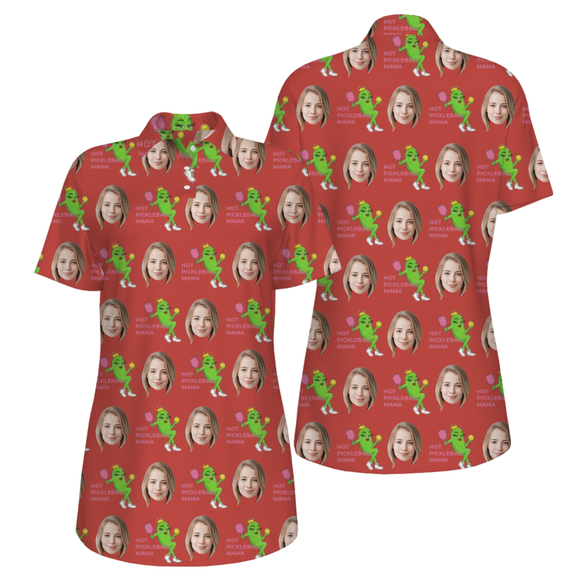 Picklewin Happy Mother's Day UV Protection Polo Shirt