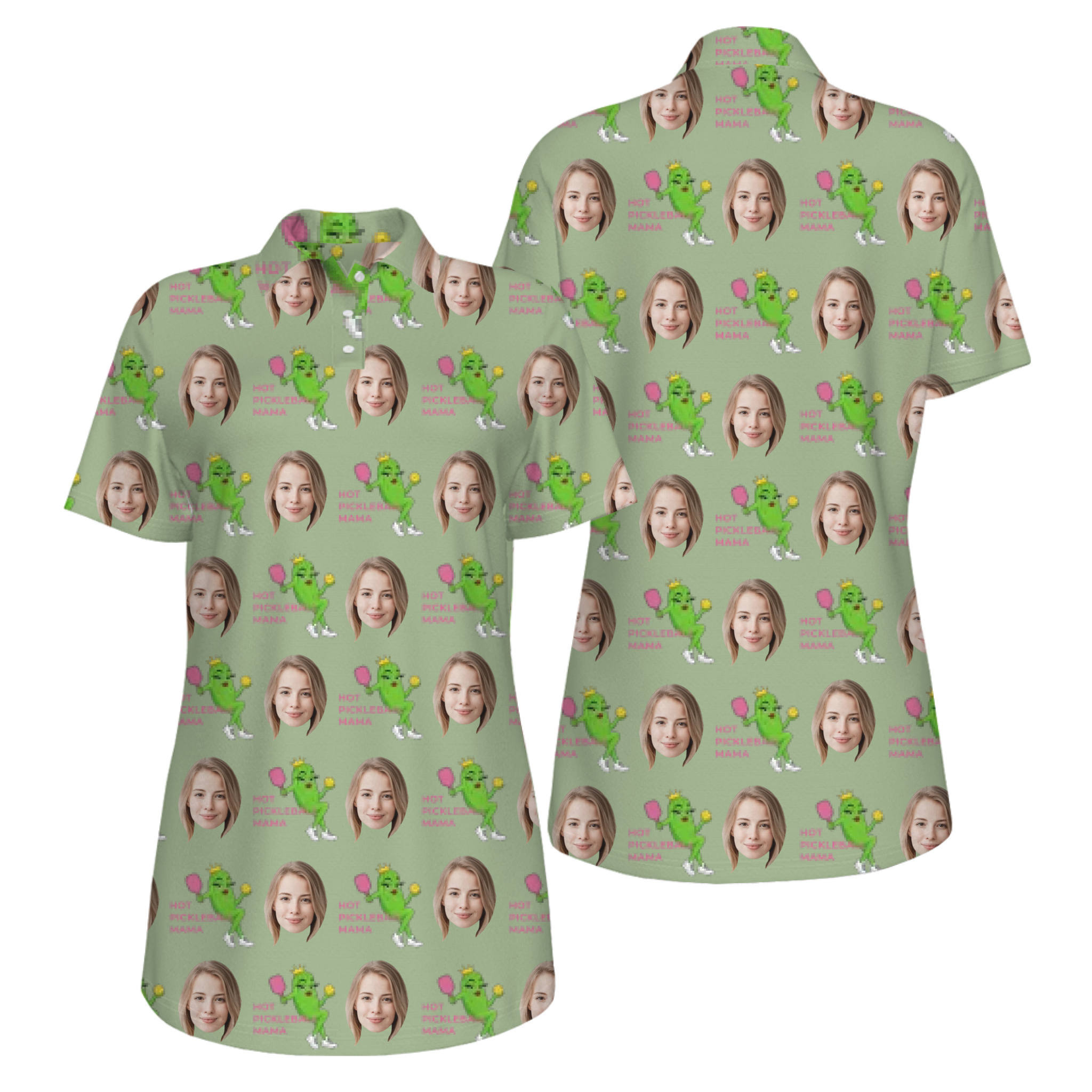 Picklewin Happy Mother's Day UV Protection Polo Shirt