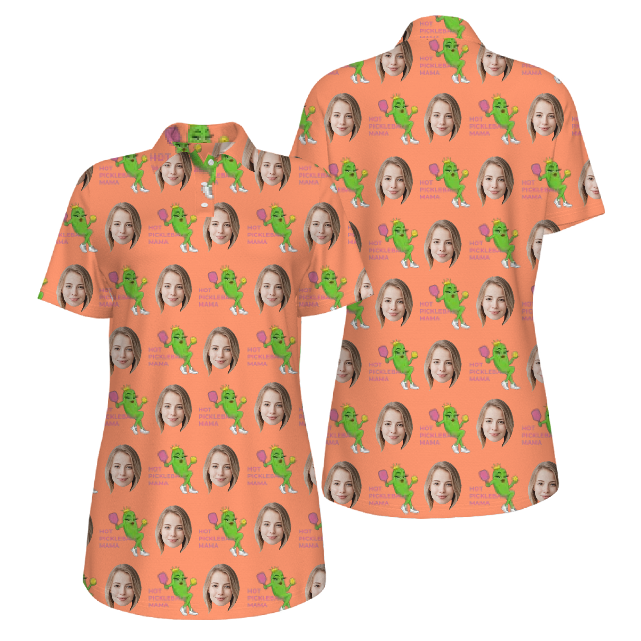 Picklewin Happy Mother's Day UV Protection Polo Shirt
