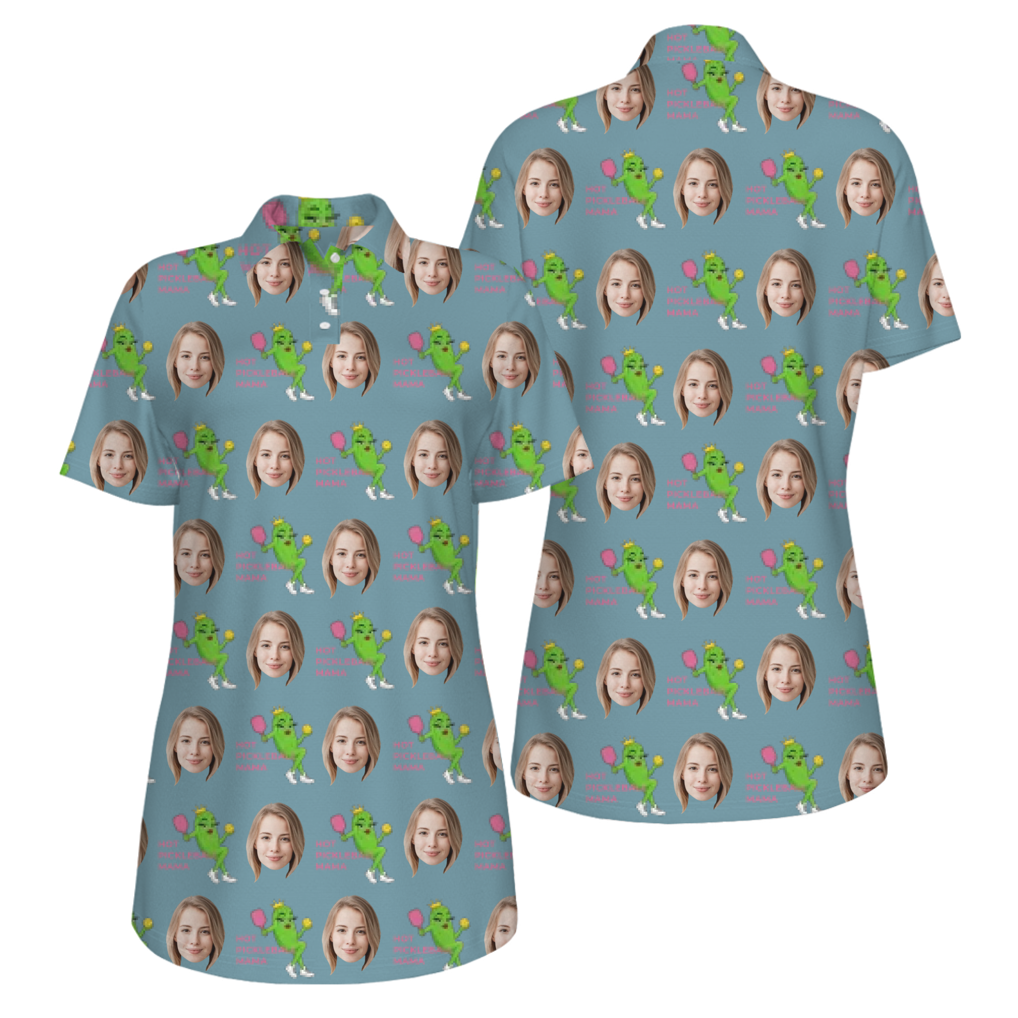 Picklewin Happy Mother's Day UV Protection Polo Shirt