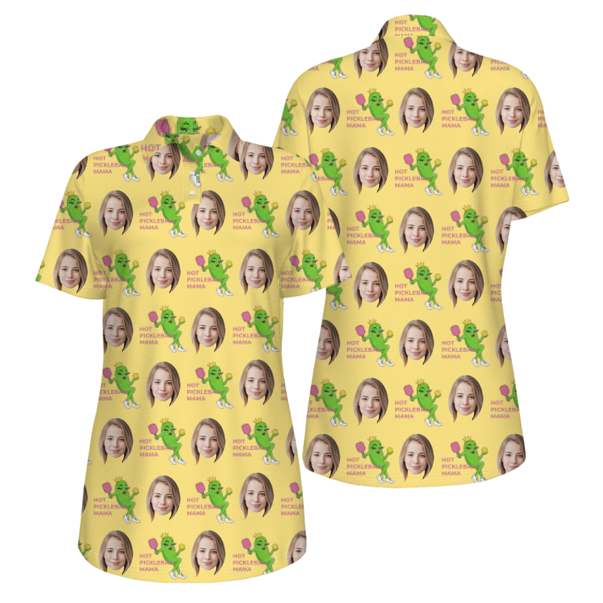 Picklewin Happy Mother's Day UV Protection Polo Shirt - alternate
