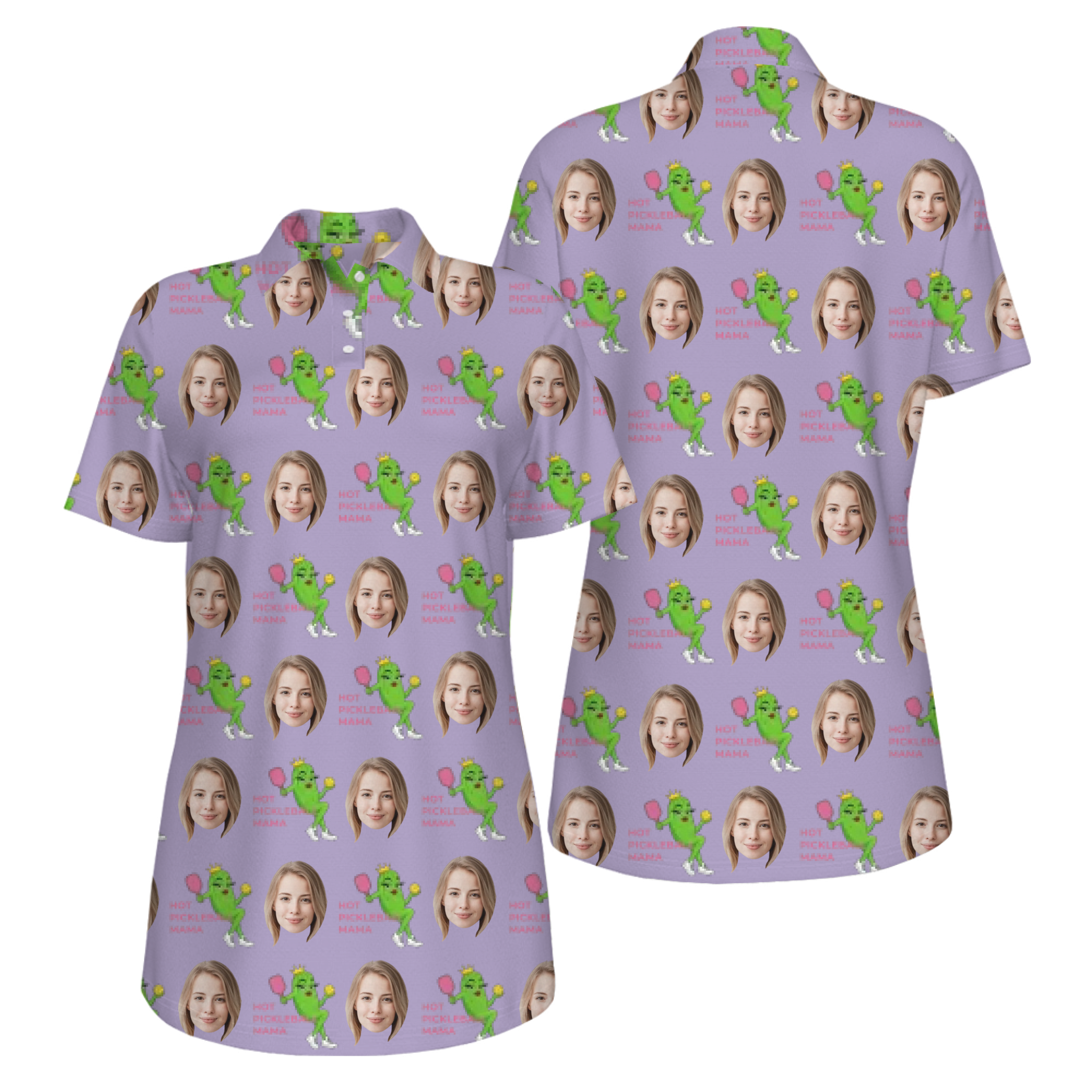 Picklewin Happy Mother's Day UV Protection Polo Shirt