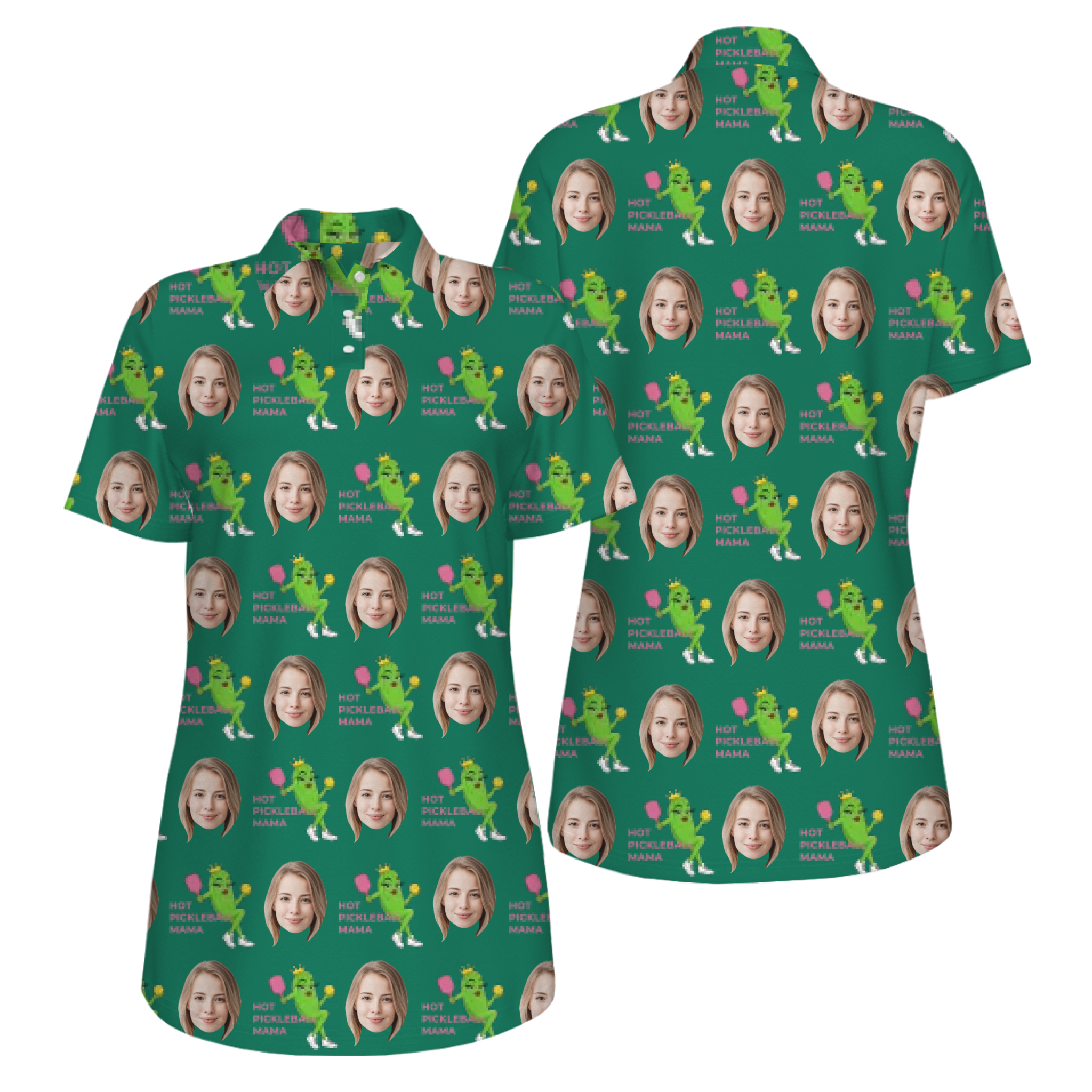 Picklewin Happy Mother's Day UV Protection Polo Shirt