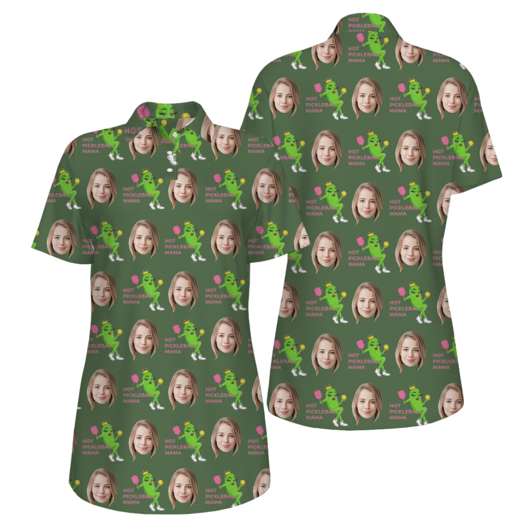 Picklewin Happy Mother's Day UV Protection Polo Shirt