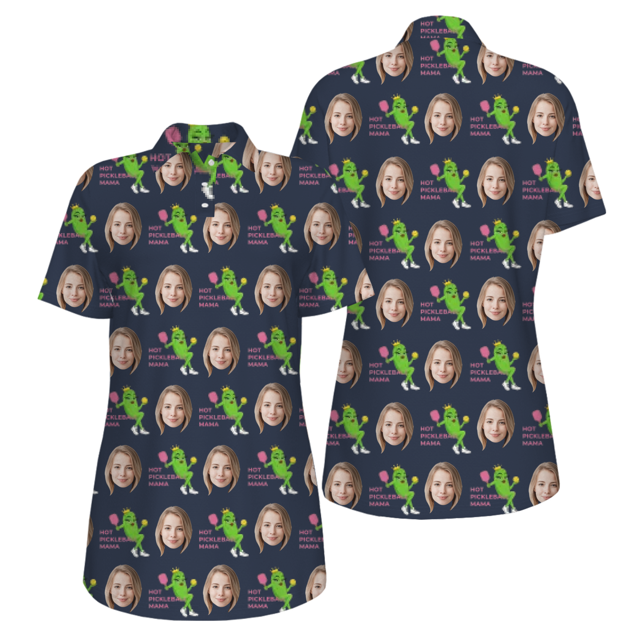 Picklewin Happy Mother's Day UV Protection Polo Shirt