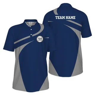 Picklewin Live Preview Custom Logo Sporty Motion UV Protection Men Polo Shirt  – alternate
