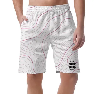 Picklewin Men's Bright Abstract Customized Short Pants