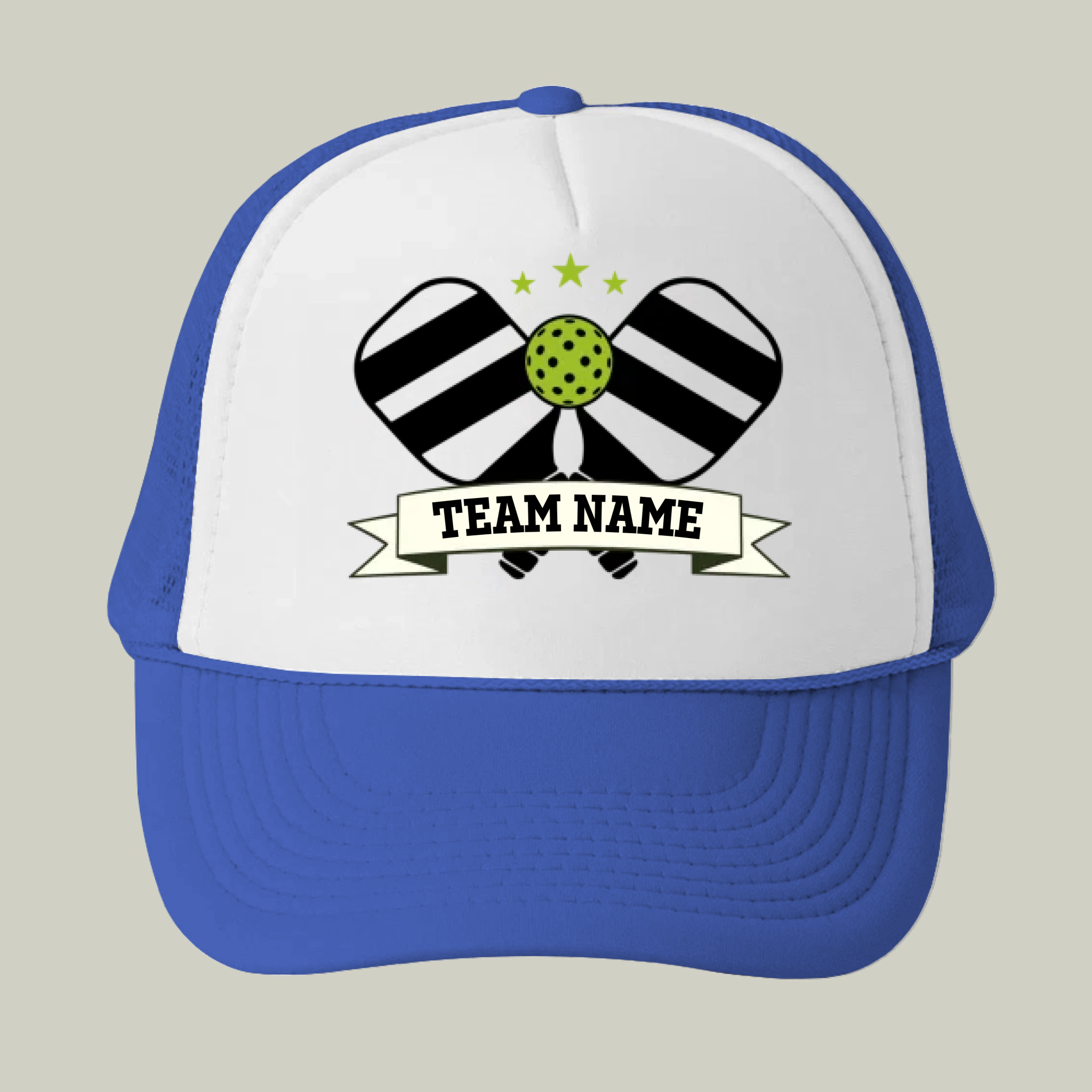 Picklewin Men's Custom Team Name Trucker Cap For Pickleball