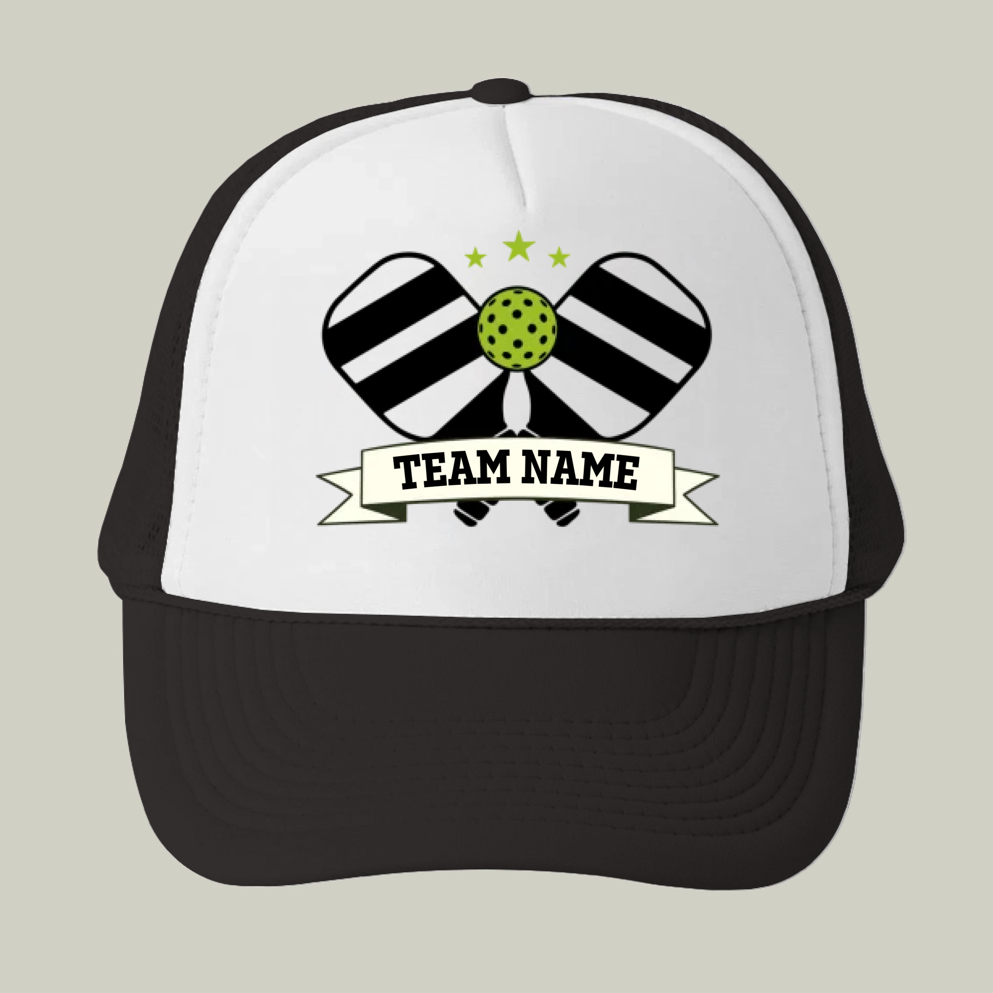 Picklewin Men's Custom Team Name Trucker Cap For Pickleball