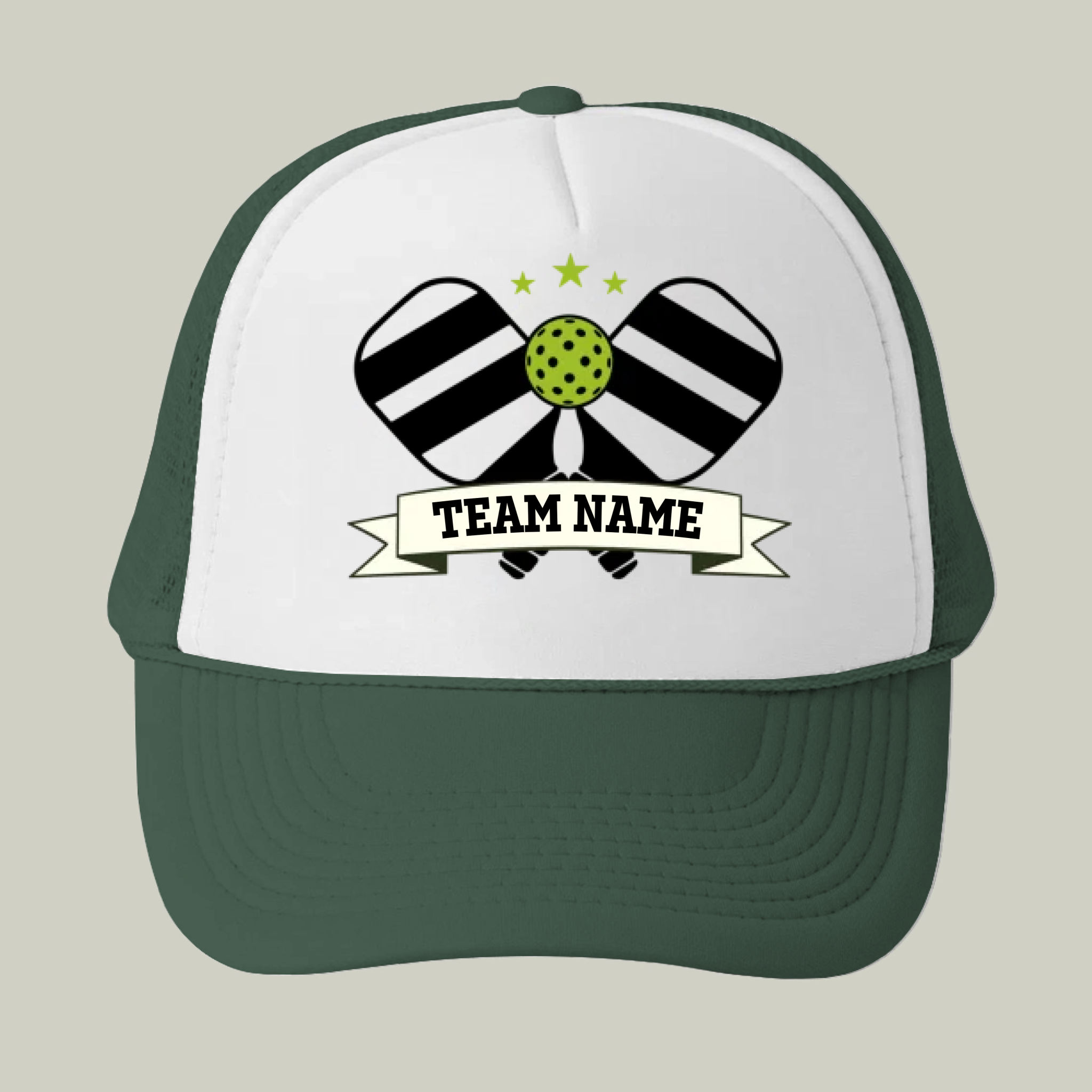 Picklewin Men's Custom Team Name Trucker Cap For Pickleball