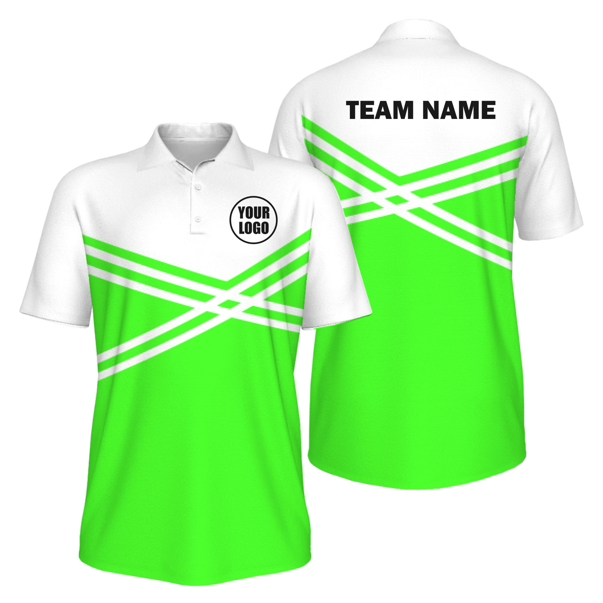 Picklewin Men's Custom UV Protection Polo Shirt With Unique Color Blocks