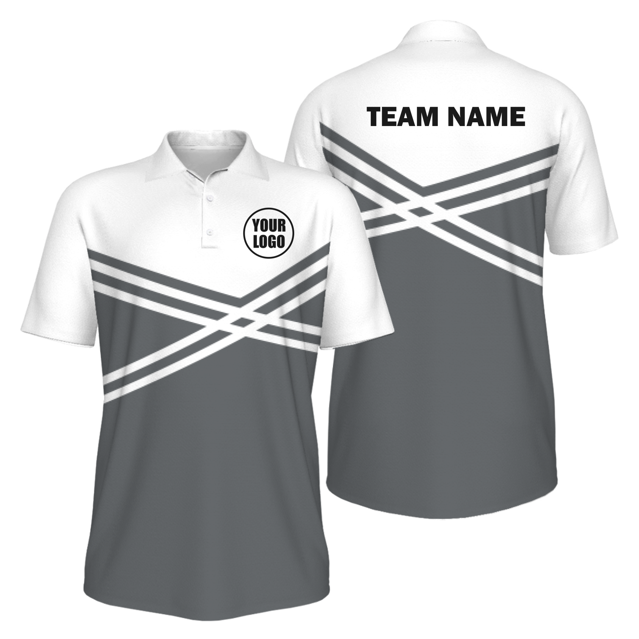 Picklewin Men's Custom UV Protection Polo Shirt With Unique Color Blocks