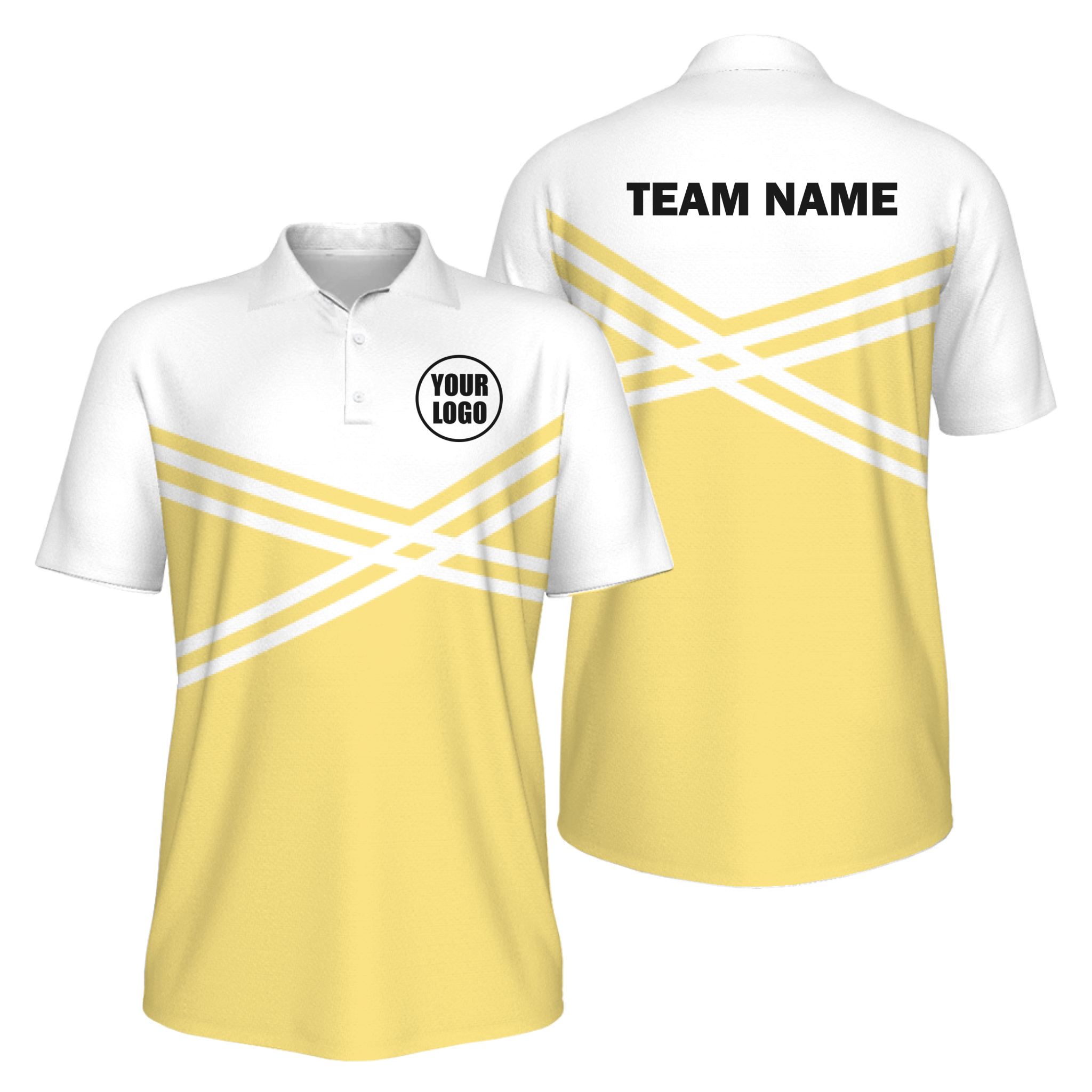 Picklewin Men's Custom UV Protection Polo Shirt With Unique Color Blocks