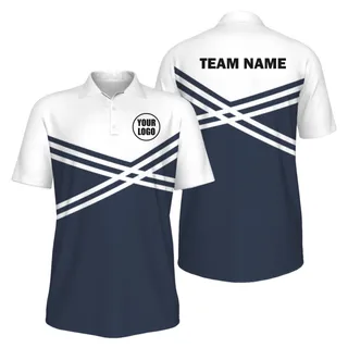 Picklewin Men's Custom UV Protection Polo Shirt With Unique Color Blocks