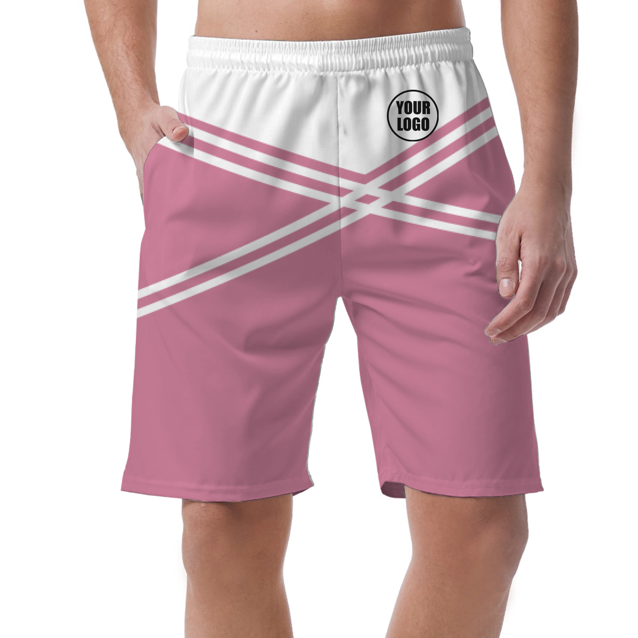 Picklewin Men's Customized Short Pants With Unique Color Blocks