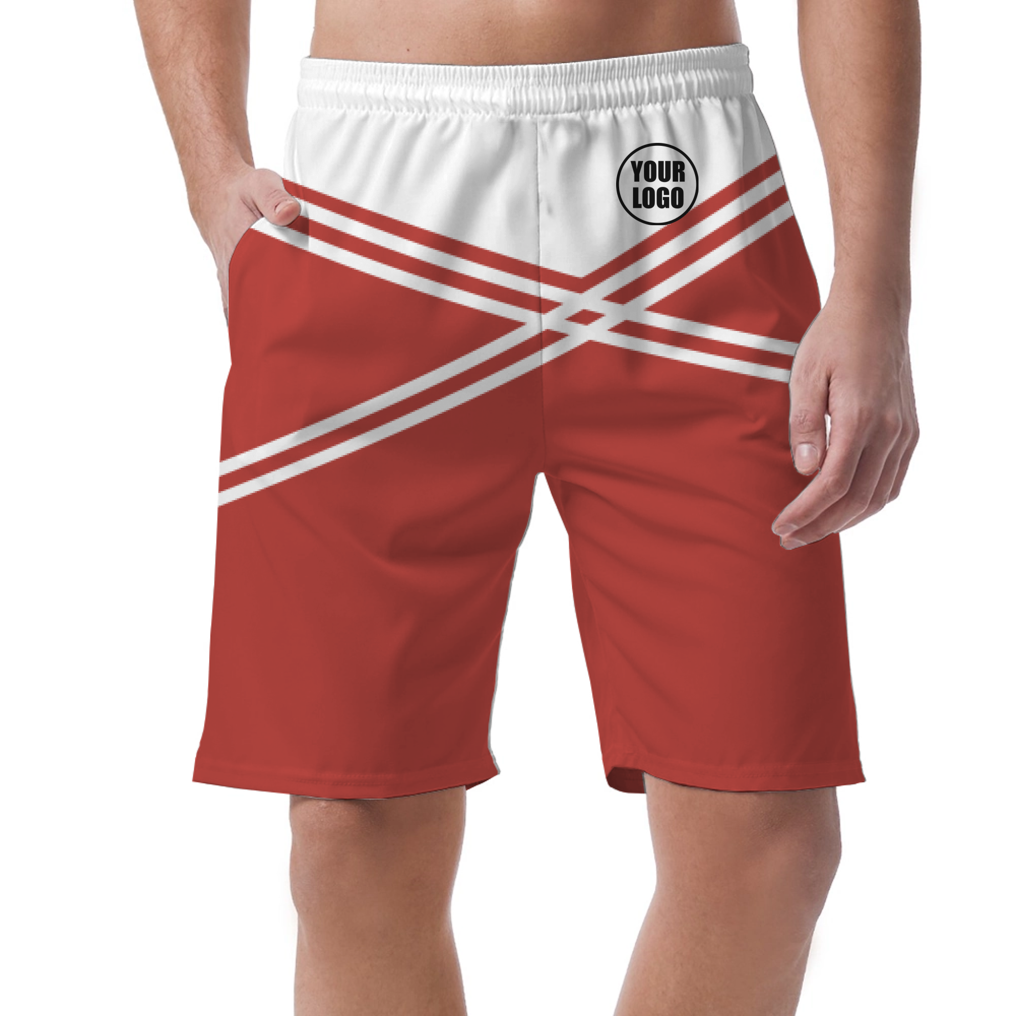 Picklewin Men's Customized Short Pants With Unique Color Blocks