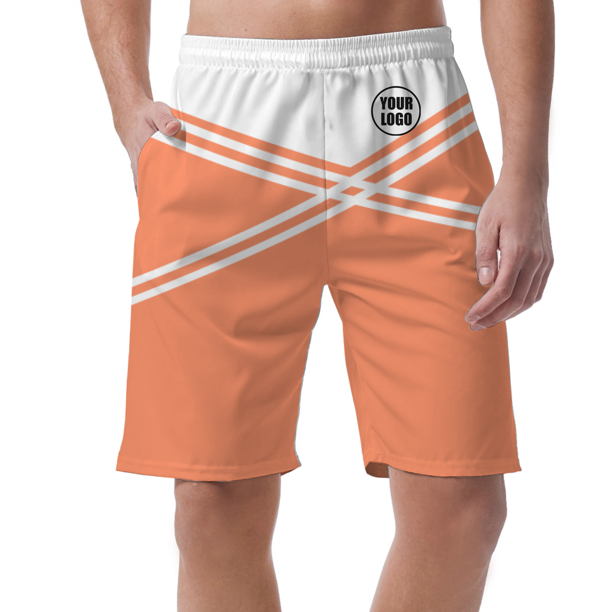 Picklewin Men's Customized Short Pants With Unique Color Blocks