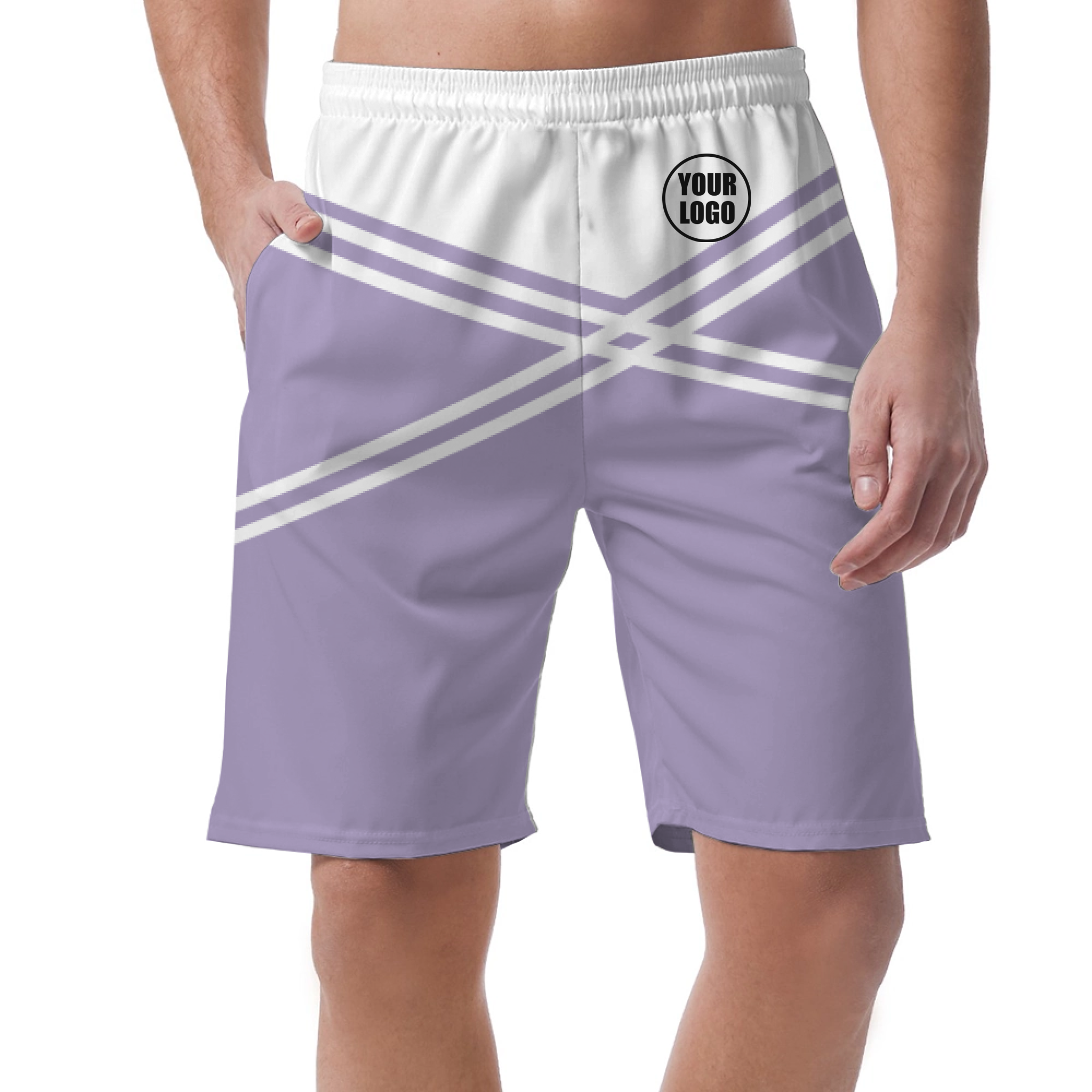 Picklewin Men's Customized Short Pants With Unique Color Blocks