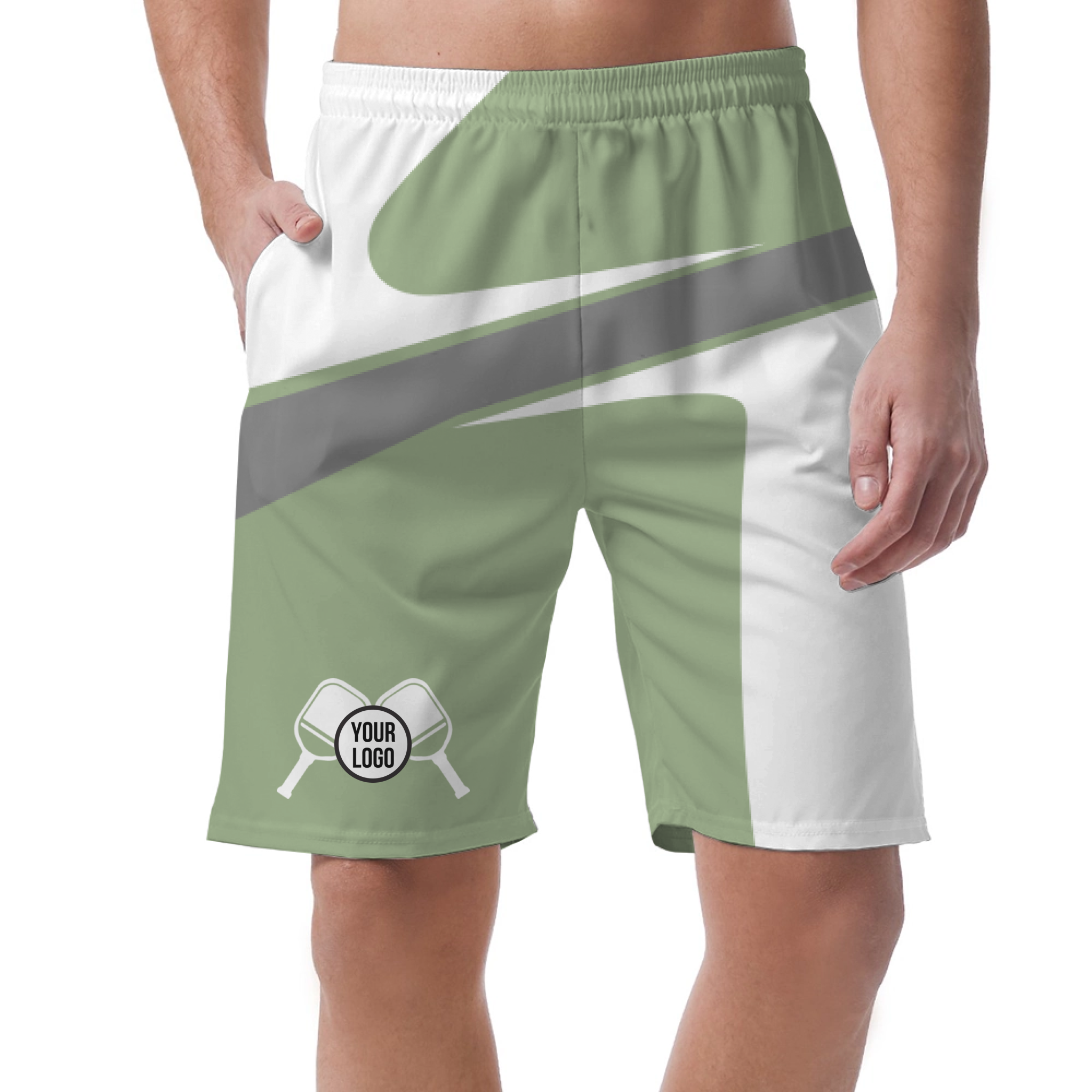 Picklewin Men's Simple Pickleball Short Pants