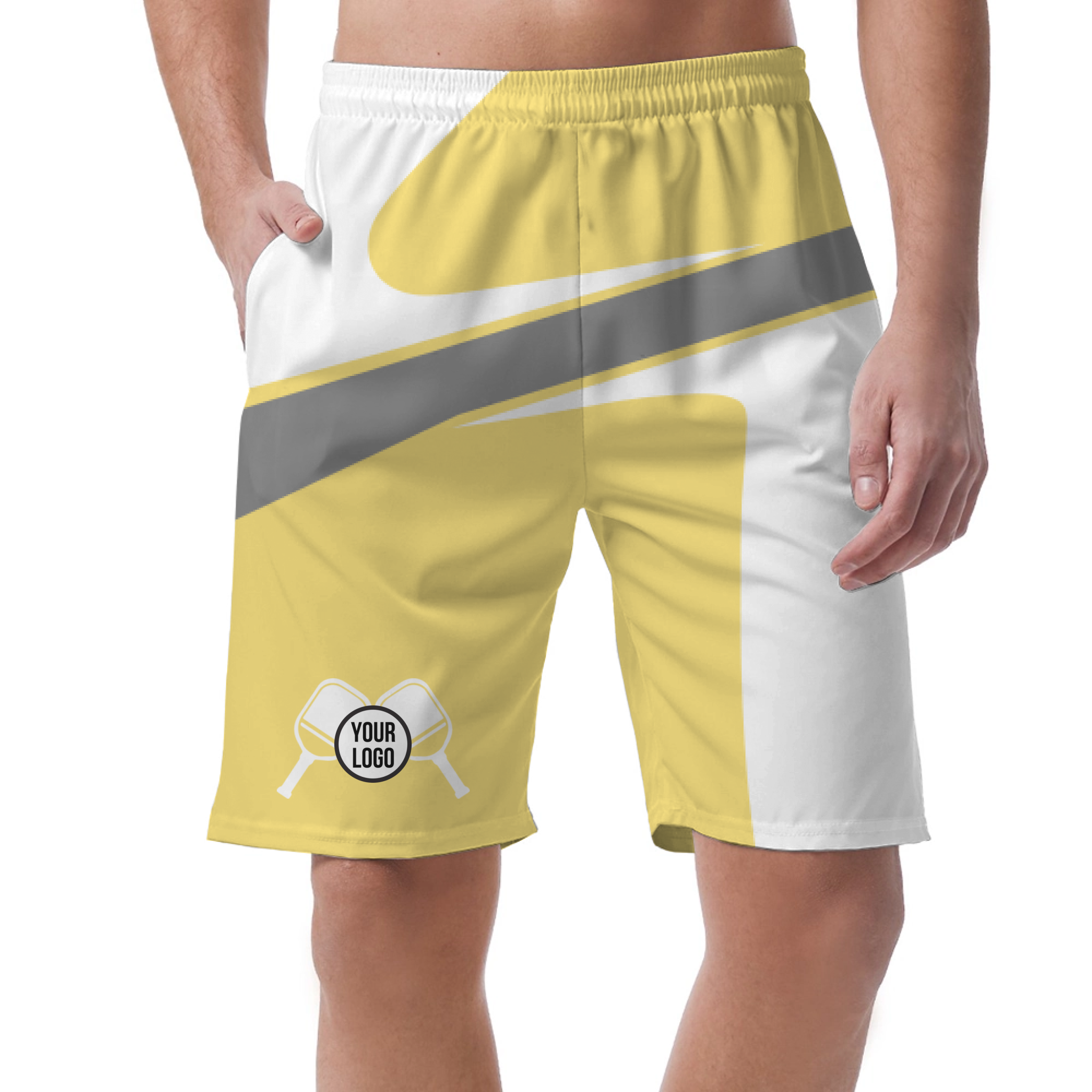 Picklewin Men's Simple Pickleball Short Pants