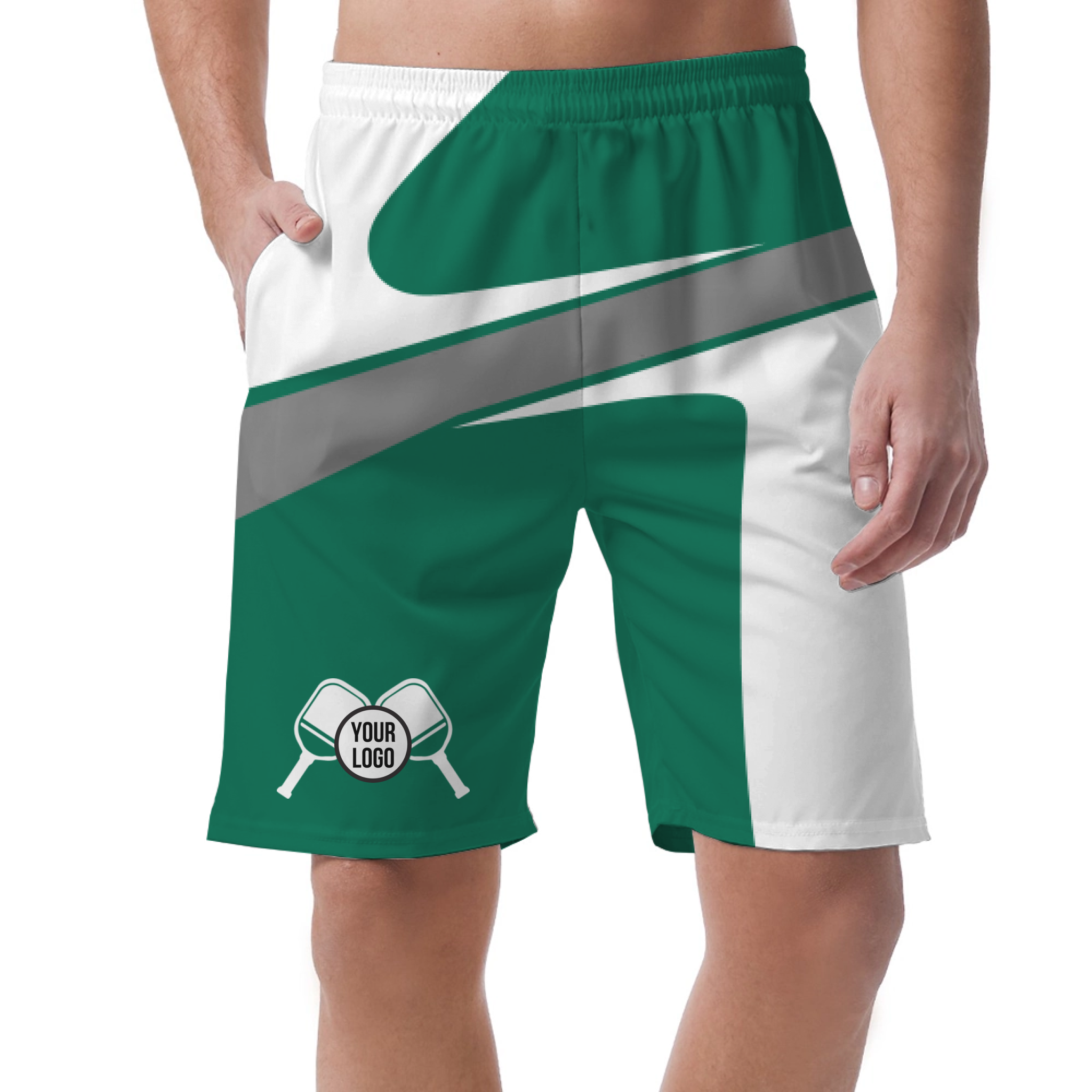 Picklewin Men's Simple Pickleball Short Pants
