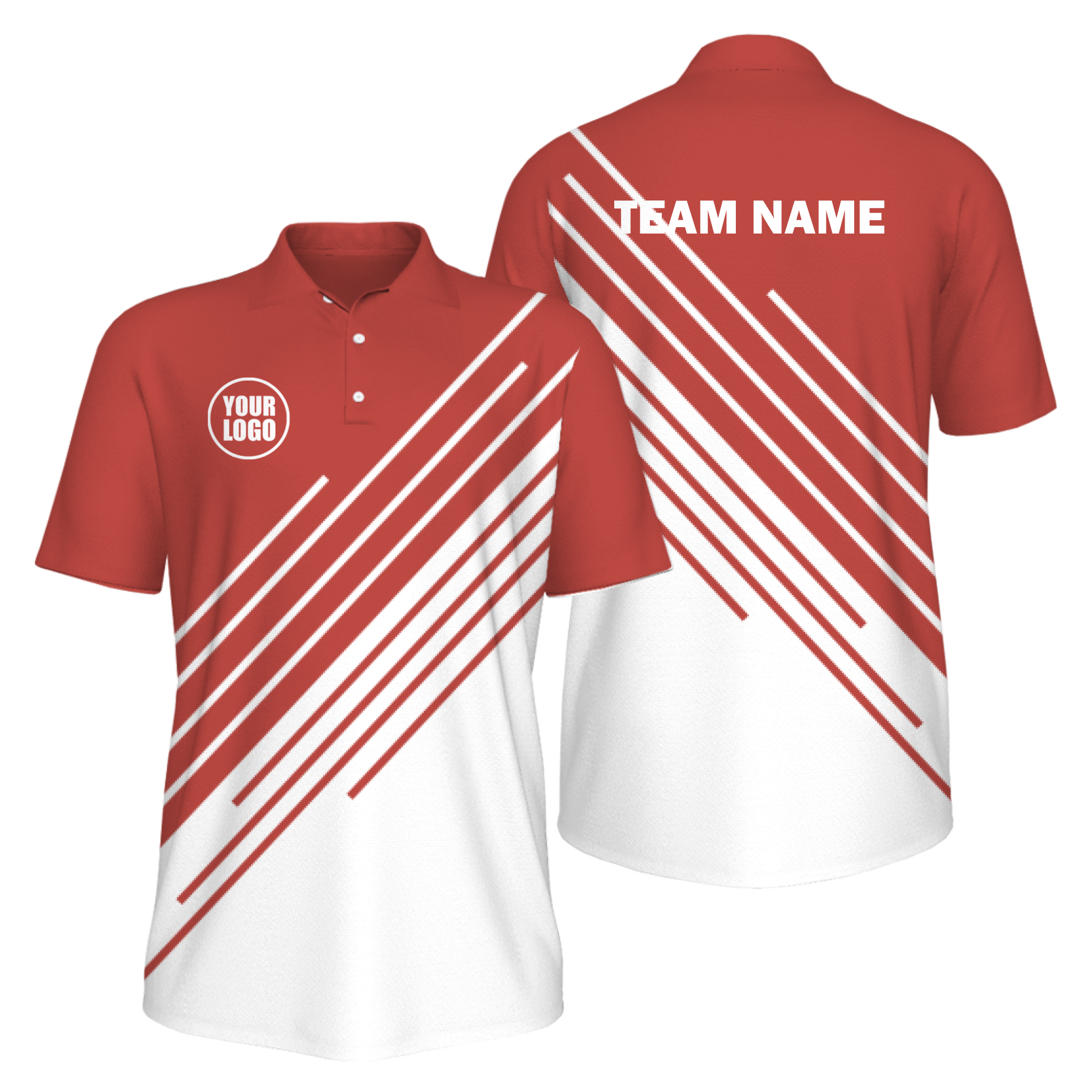 Picklewin Men's UV Protection Polo Shirt Stripe Design