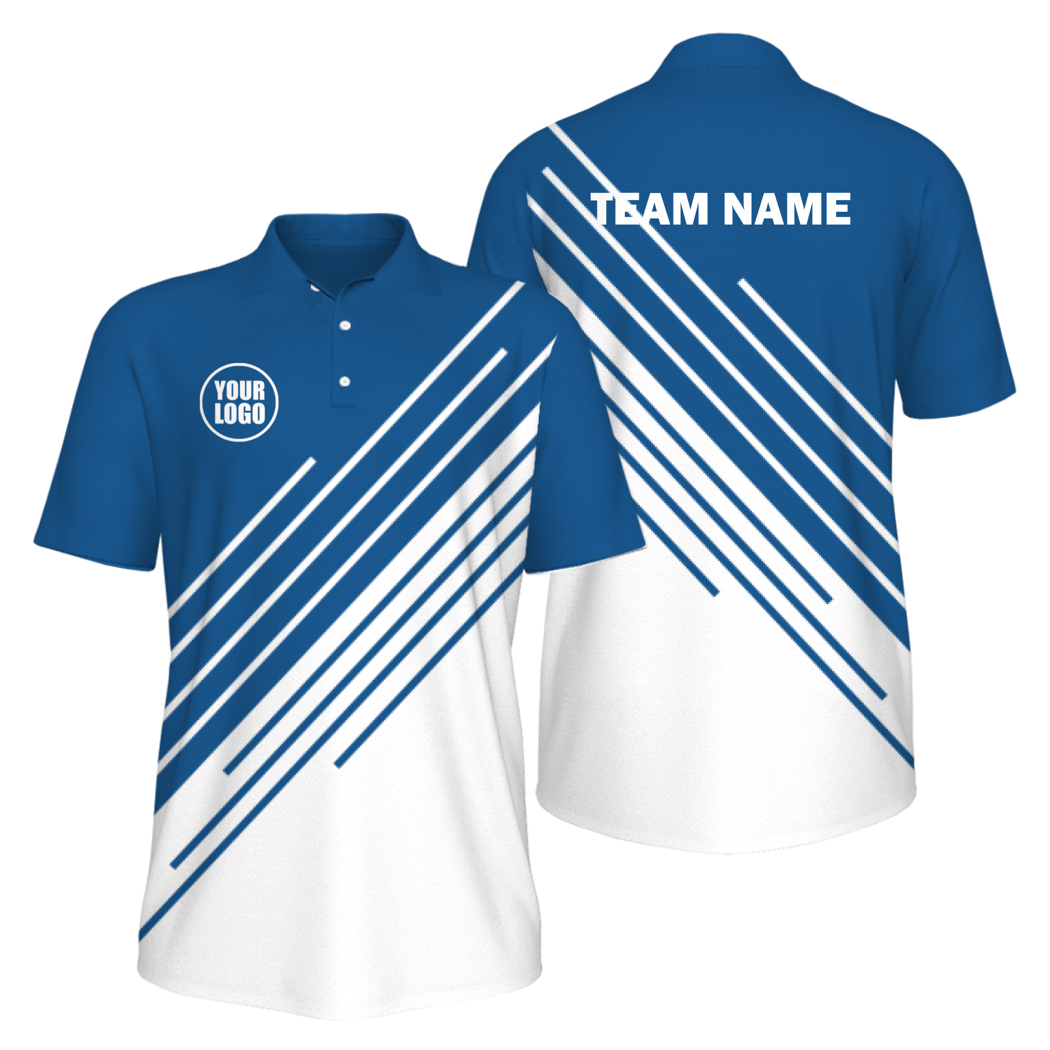 Picklewin Men's UV Protection Polo Shirt Stripe Design