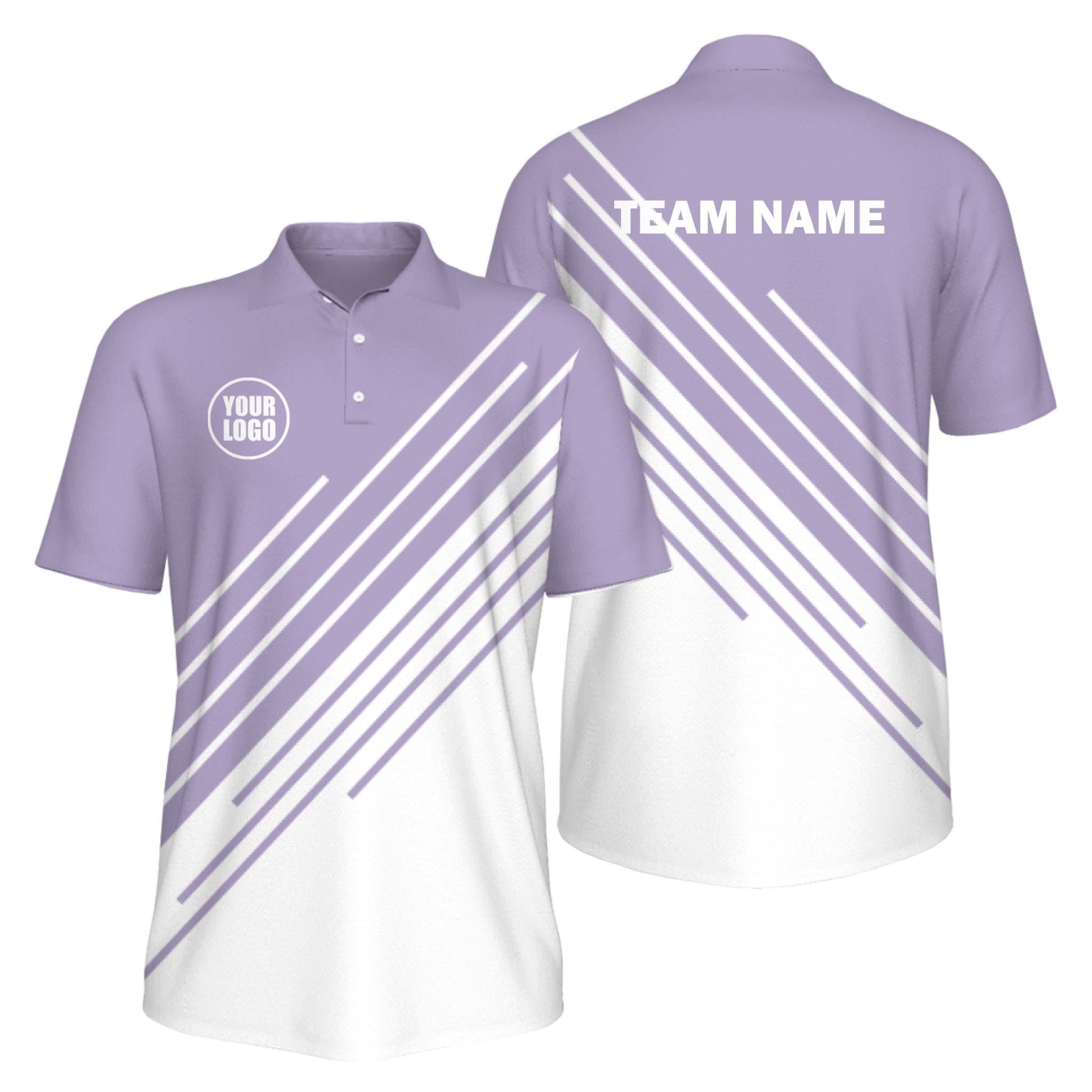 Picklewin Men's UV Protection Polo Shirt Stripe Design