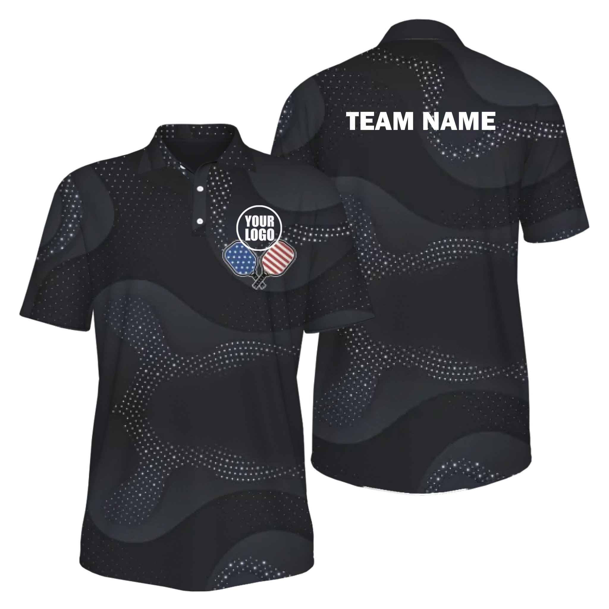Picklewin Men's UV Protection Polo Shirt With Unique Details
