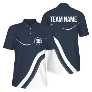 Picklewin Minimal Custom Pickleball UV Protection Polo Shirt For Men