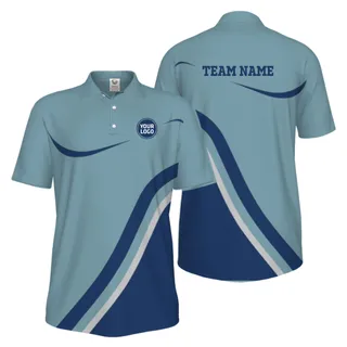 Picklewin Modern Custom Pickleball UV Protection Polo Shirt For Men  – alternate