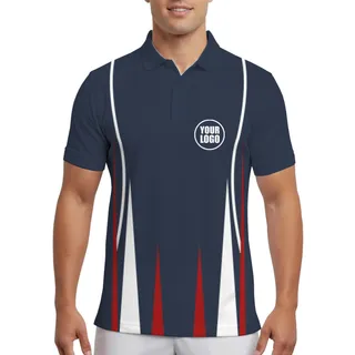 Picklewin Modern Men's Custom UV Protection Polo Shirt