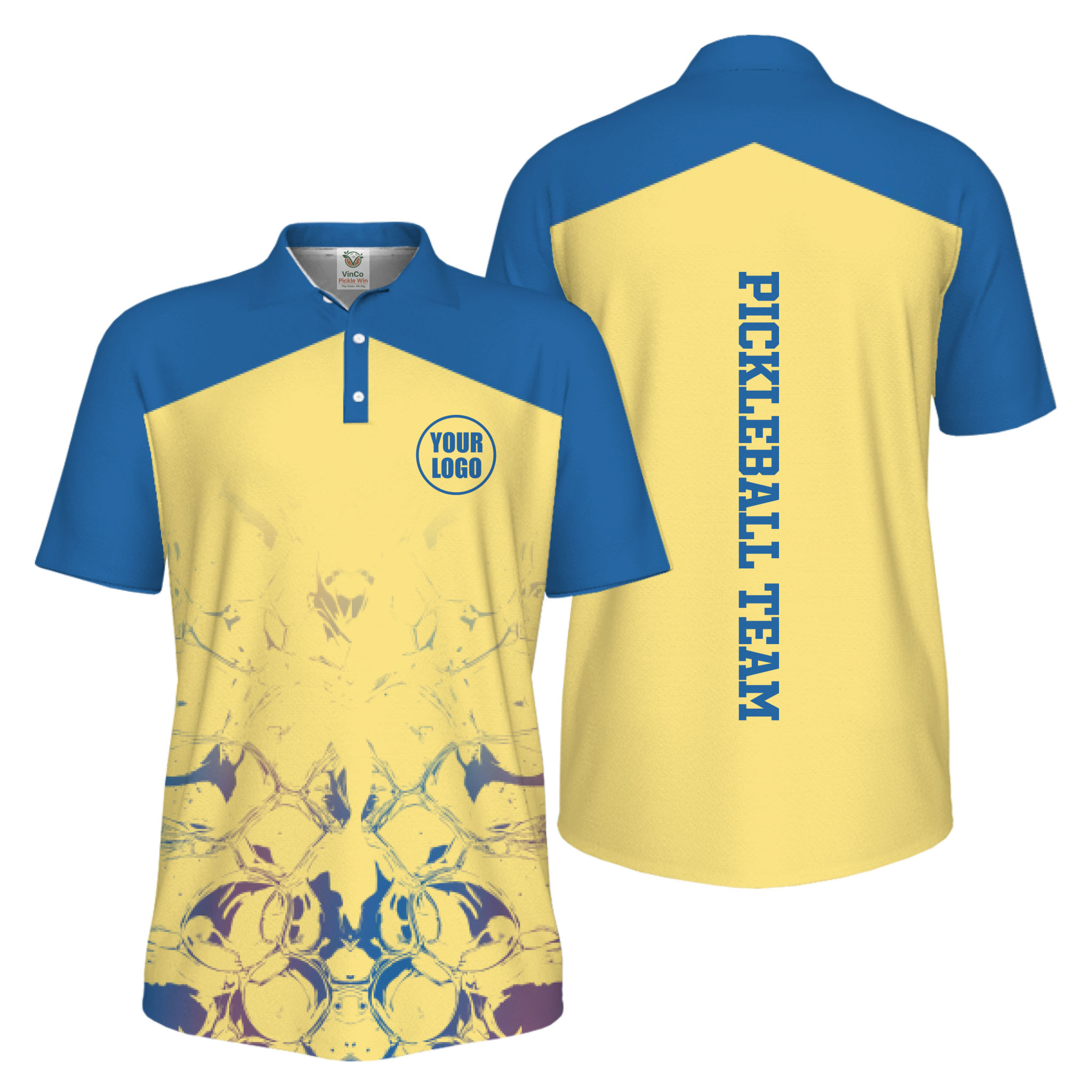 Picklewin Modern Sports Uniform for Teams UV Protection Polo Shirt Live Preview