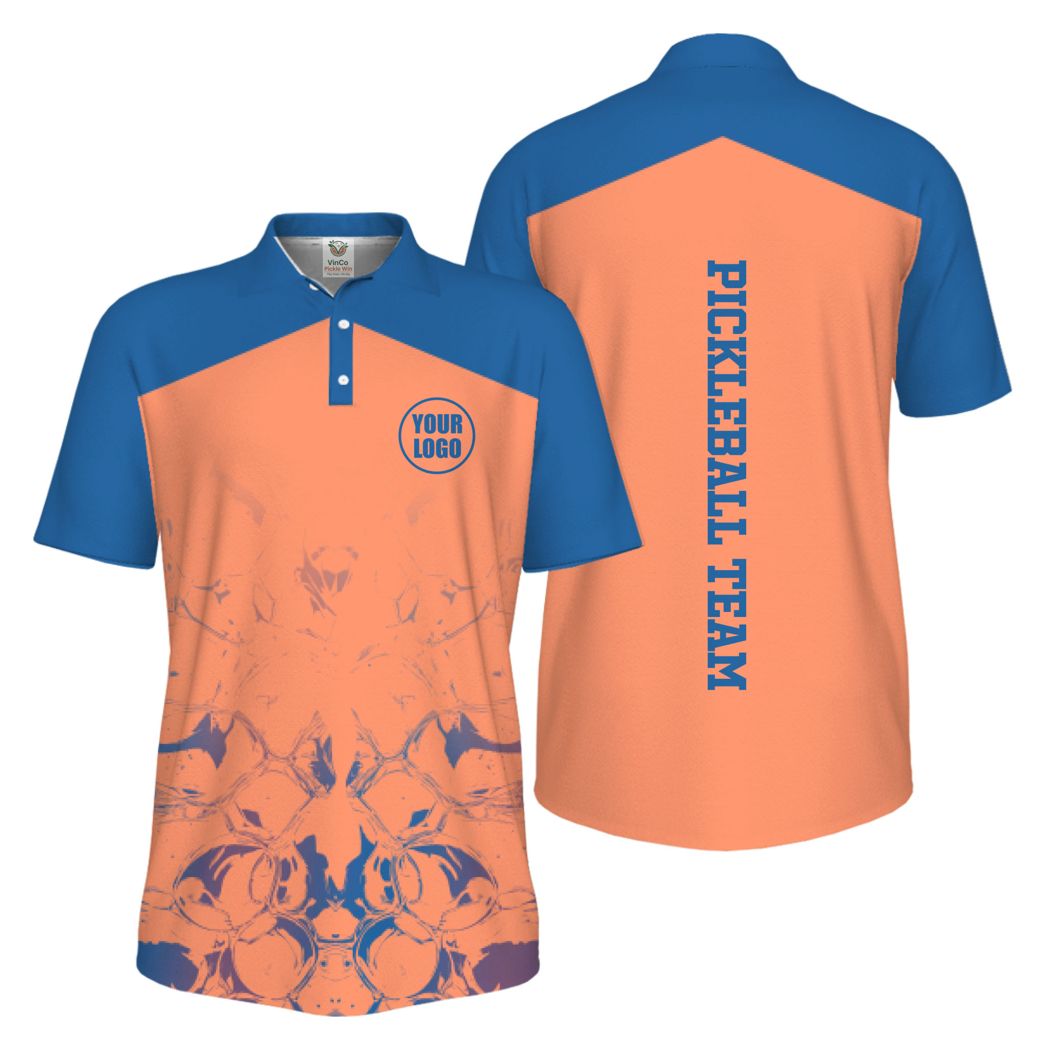 Picklewin Modern Sports Uniform for Teams UV Protection Polo Shirt Live Preview