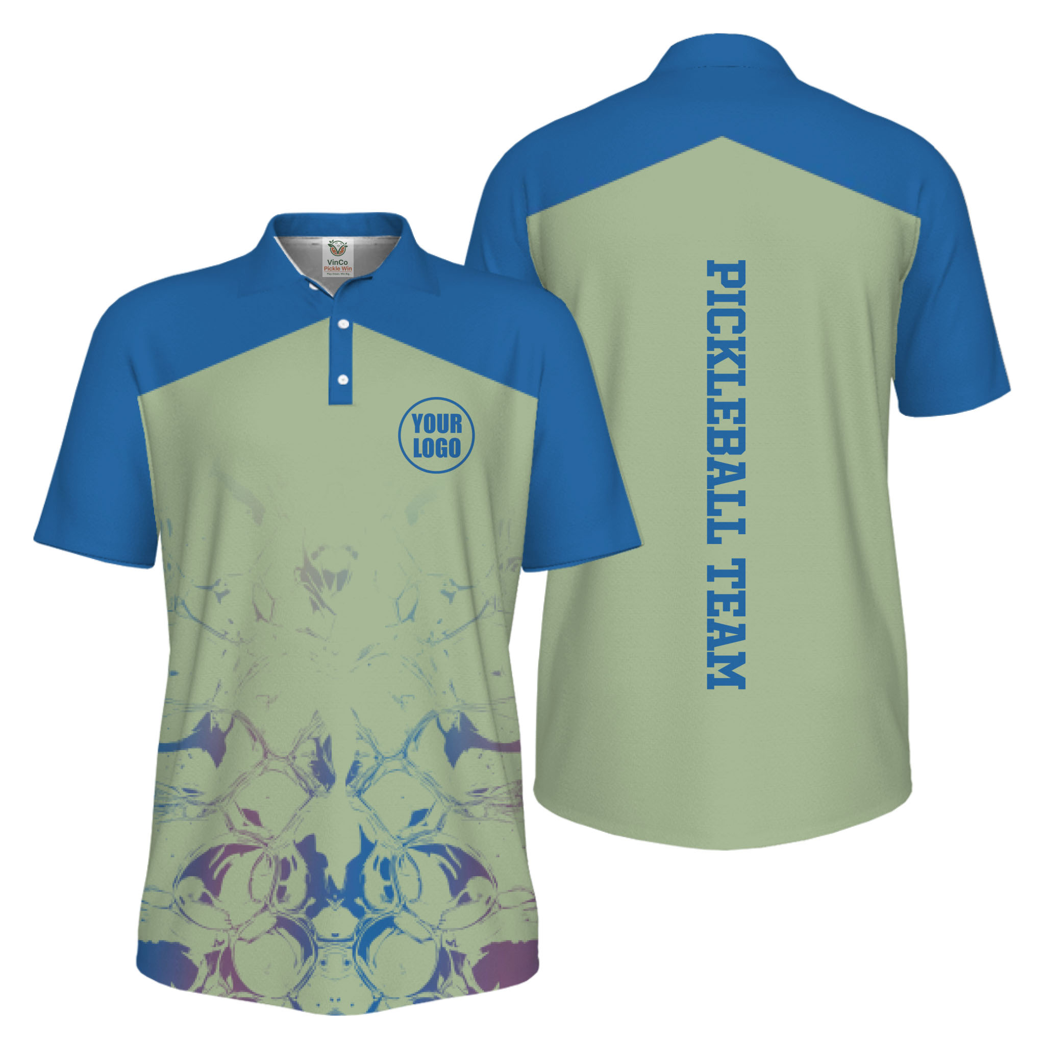 Picklewin Modern Sports Uniform for Teams UV Protection Polo Shirt Live Preview