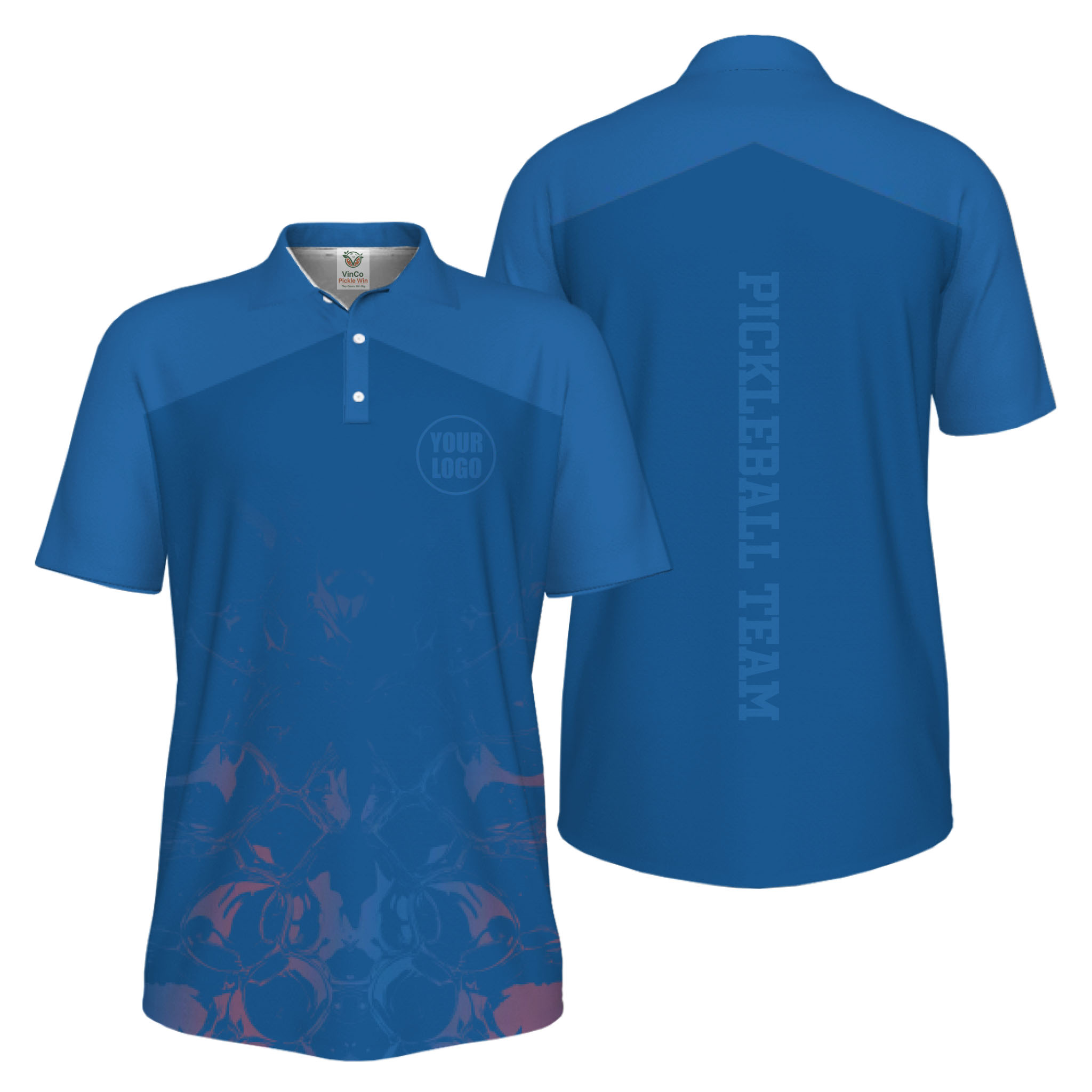 Picklewin Modern Sports Uniform for Teams UV Protection Polo Shirt Live Preview