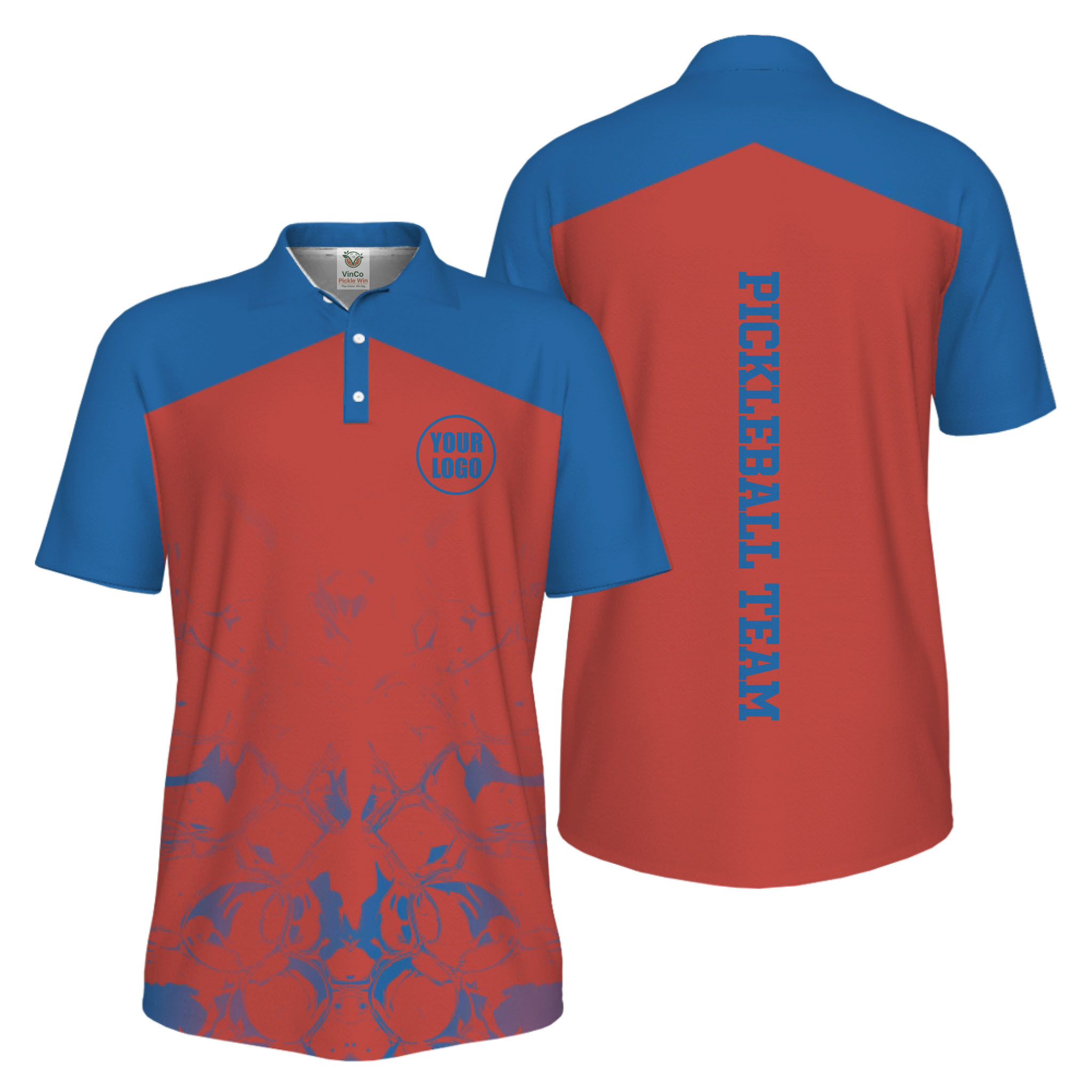 Picklewin Modern Sports Uniform for Teams UV Protection Polo Shirt Live Preview