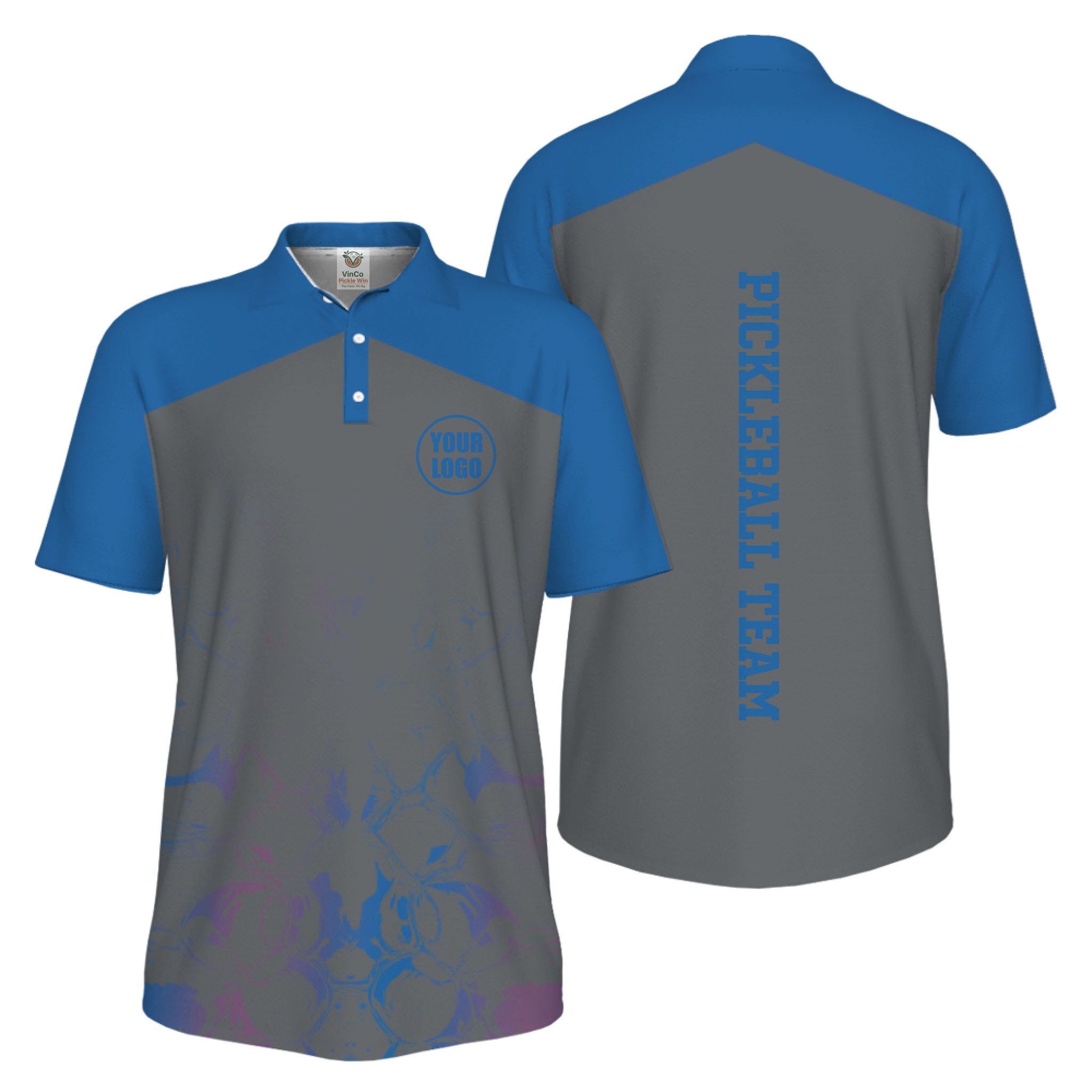 Picklewin Modern Sports Uniform for Teams UV Protection Polo Shirt Live Preview