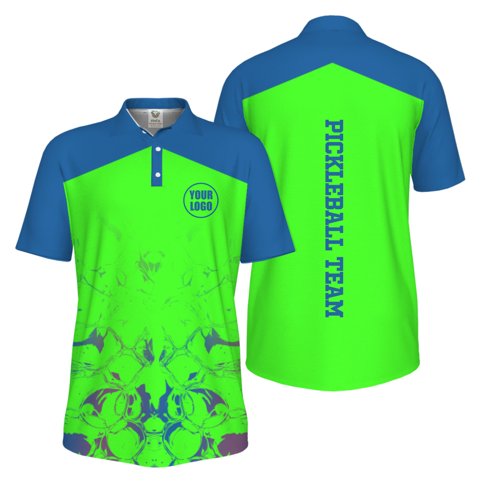 Picklewin Modern Sports Uniform for Teams UV Protection Polo Shirt Live Preview