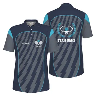Picklewin Outstanding Custom Pickleball Team UV Protection Polo Shirt For Men