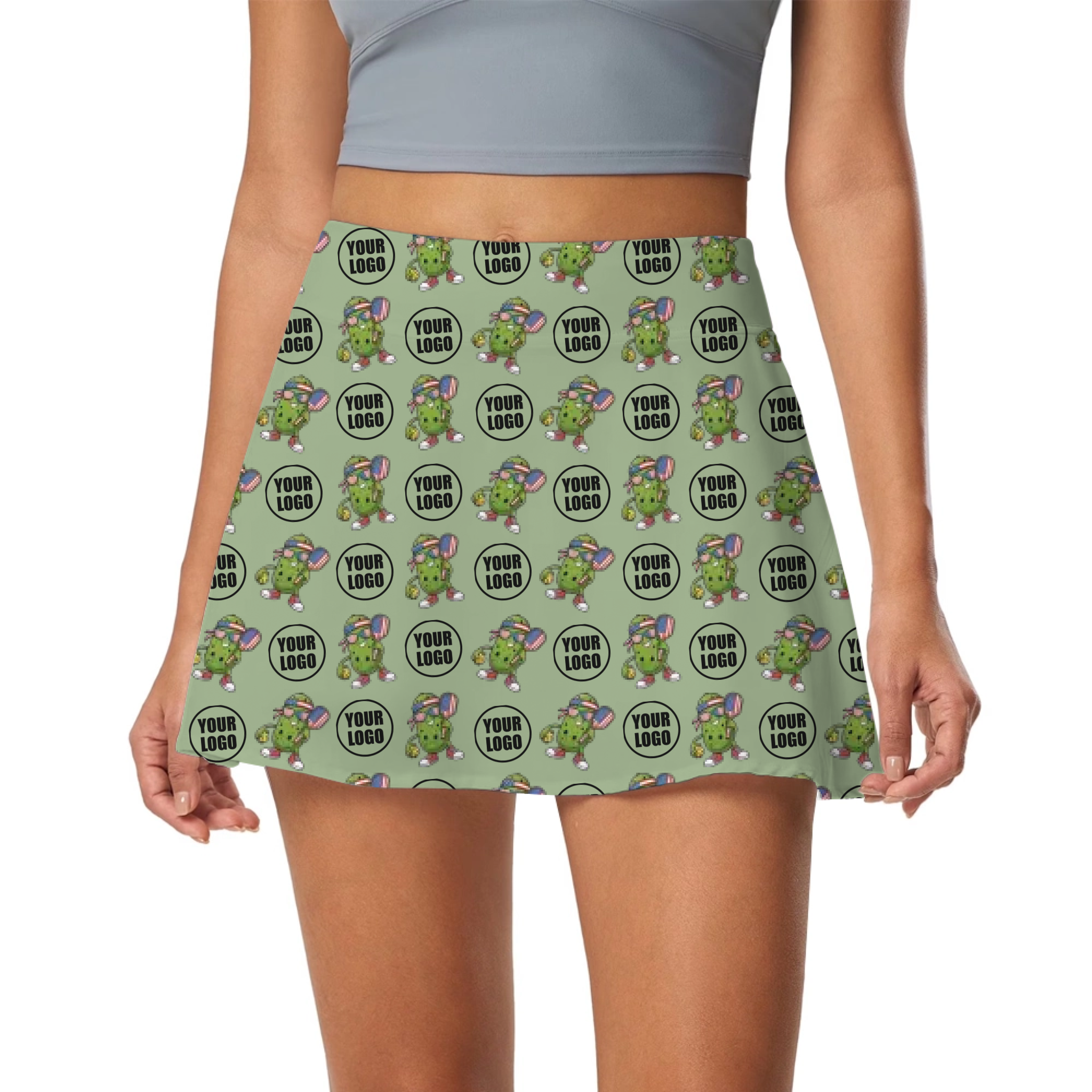 Picklewin Patriotic Custom Pickleball Skort For Women