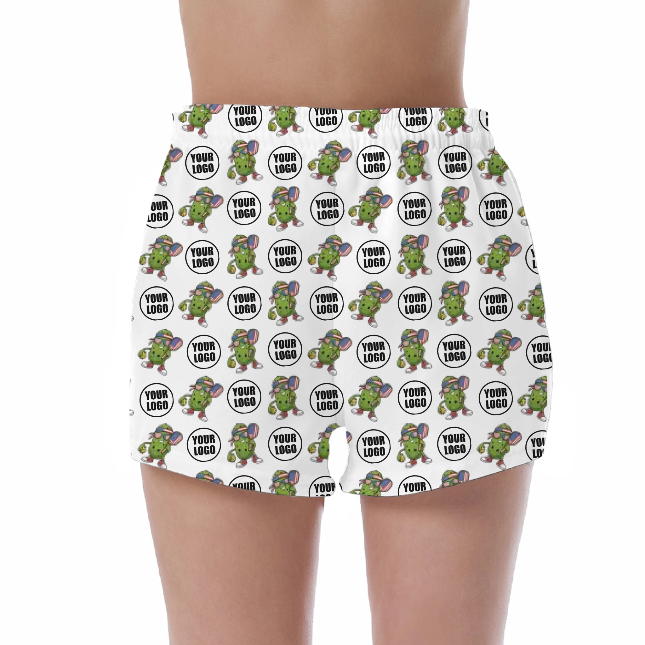 Picklewin Patriotic Custom UV Protection Shorts For Pickleball Women