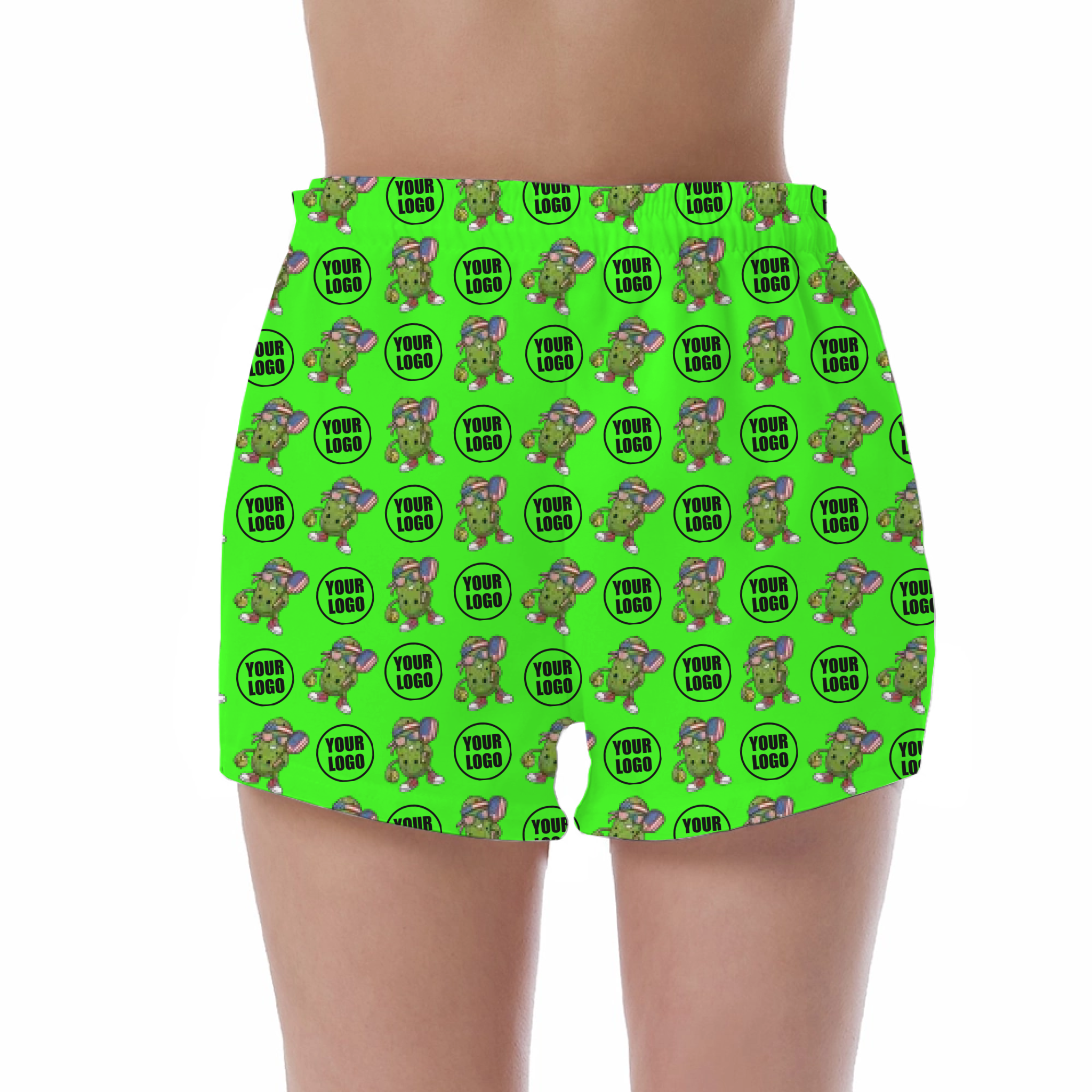Picklewin Patriotic Custom UV Protection Shorts For Pickleball Women