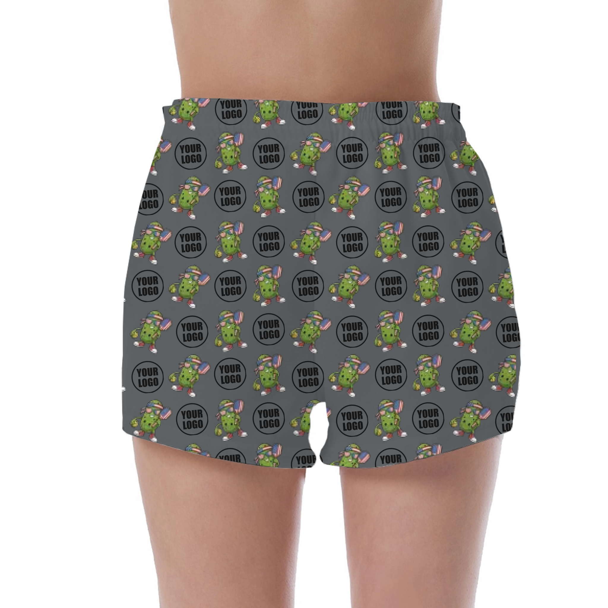 Picklewin Patriotic Custom UV Protection Shorts For Pickleball Women