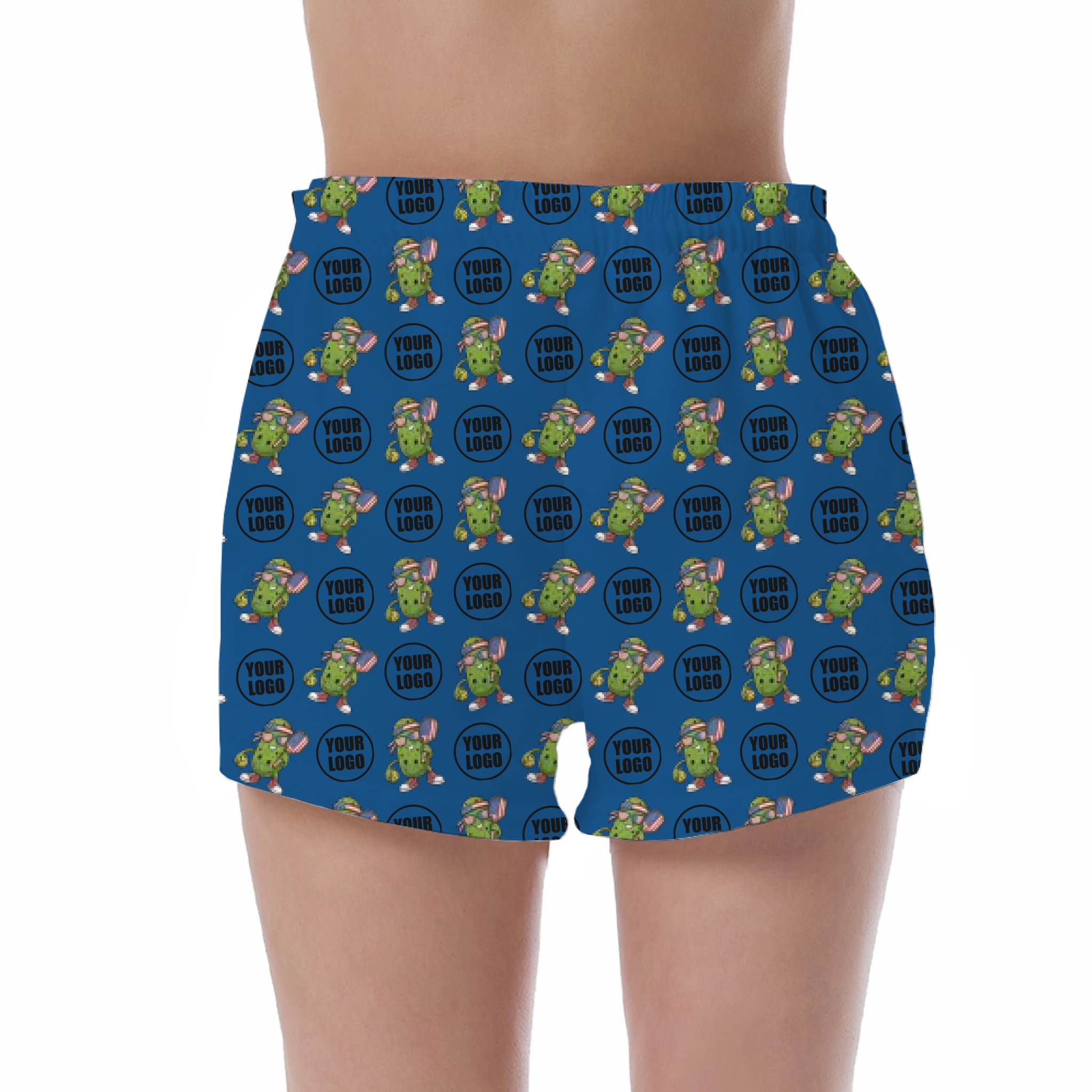 Picklewin Patriotic Custom UV Protection Shorts For Pickleball Women