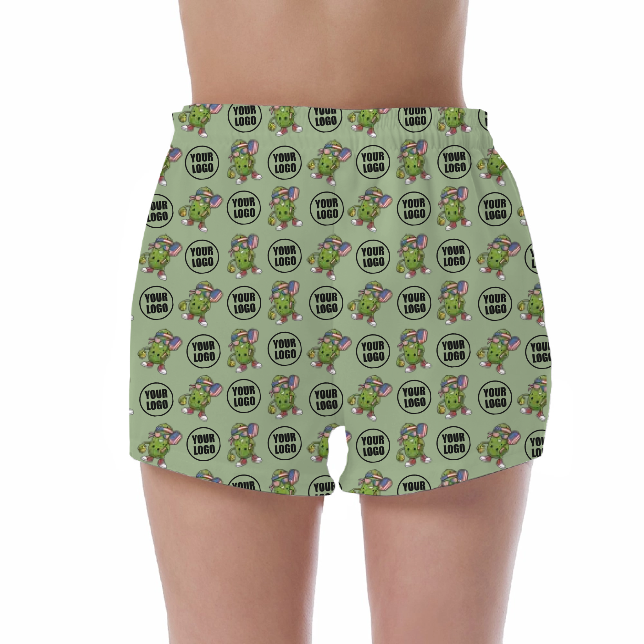Picklewin Patriotic Custom UV Protection Shorts For Pickleball Women