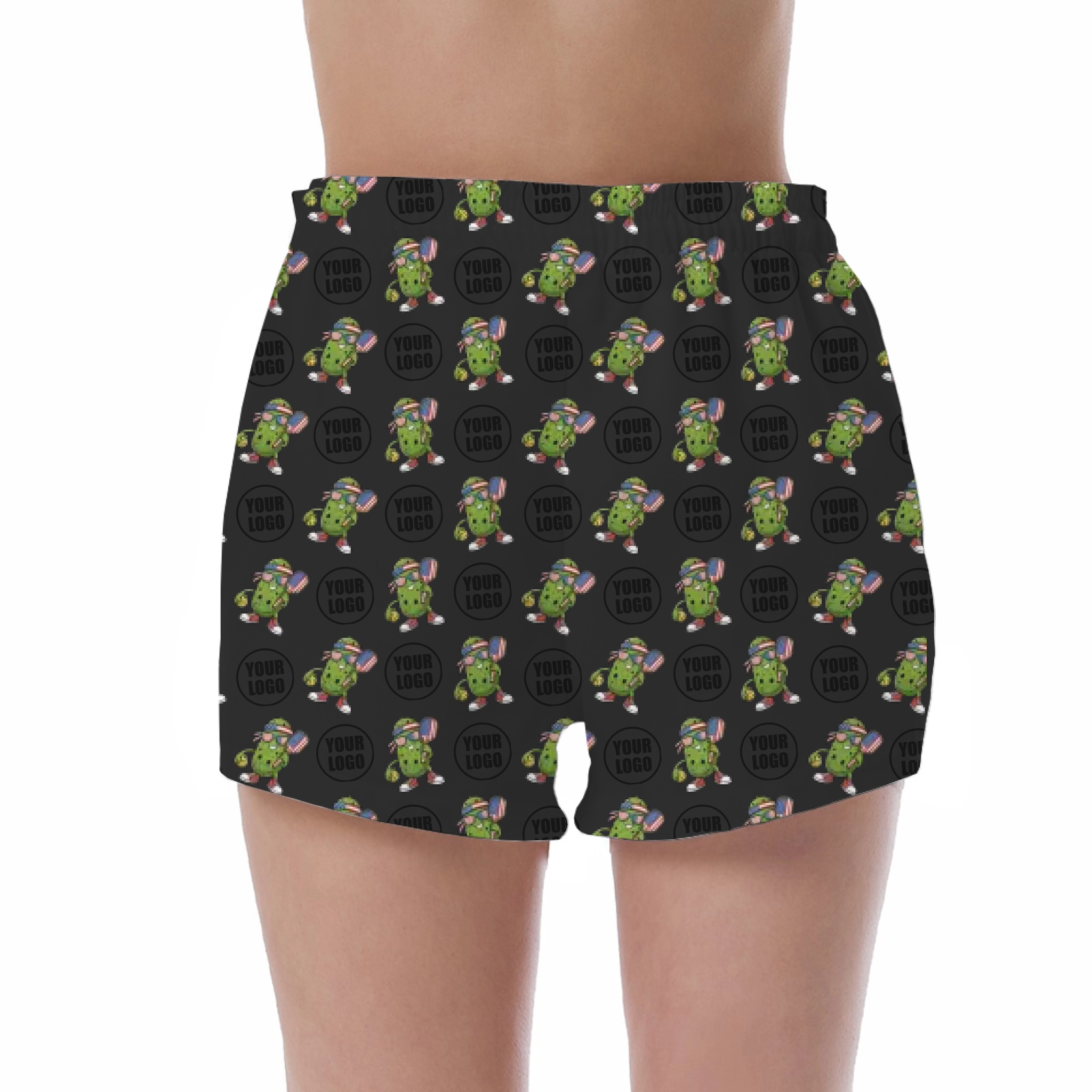 Picklewin Patriotic Custom UV Protection Shorts For Pickleball Women