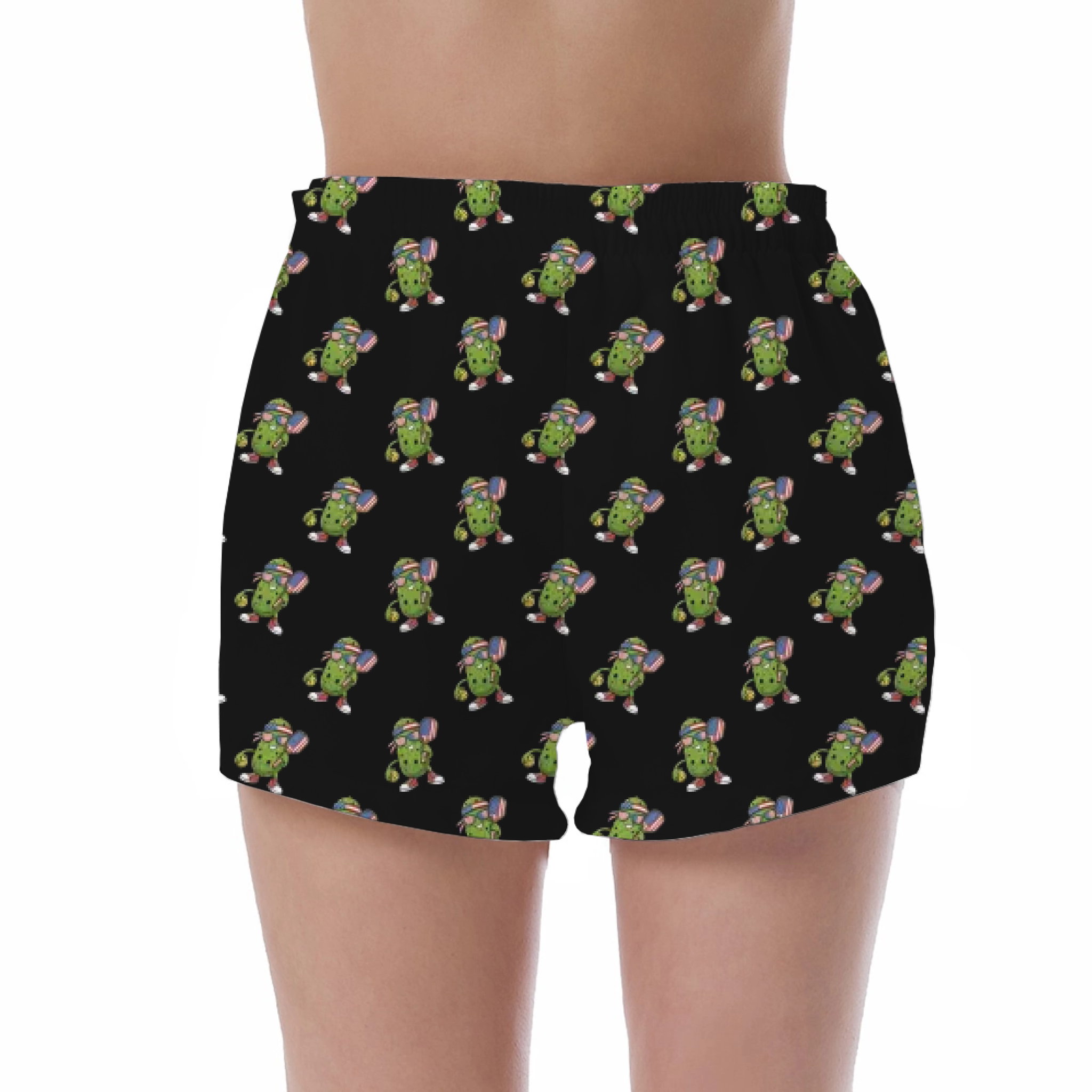 Picklewin Patriotic Custom UV Protection Shorts For Pickleball Women