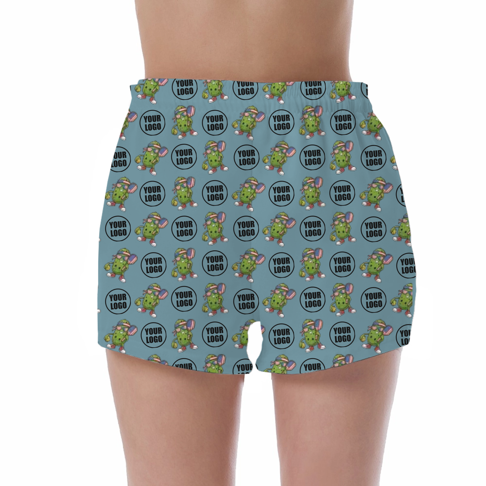 Picklewin Patriotic Custom UV Protection Shorts For Pickleball Women