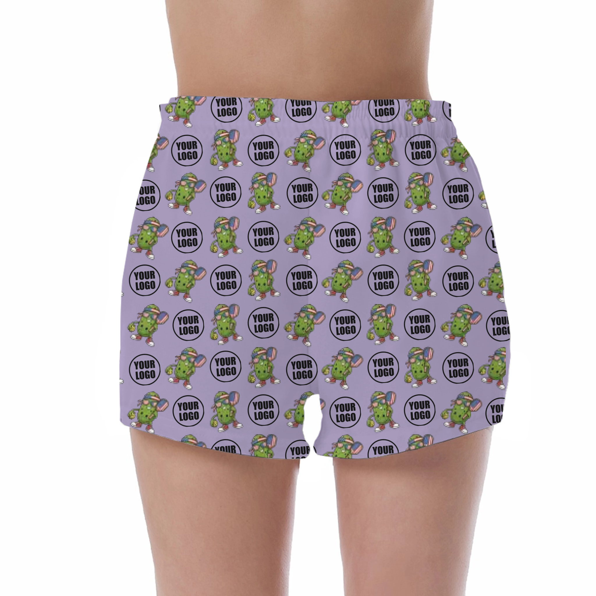 Picklewin Patriotic Custom UV Protection Shorts For Pickleball Women
